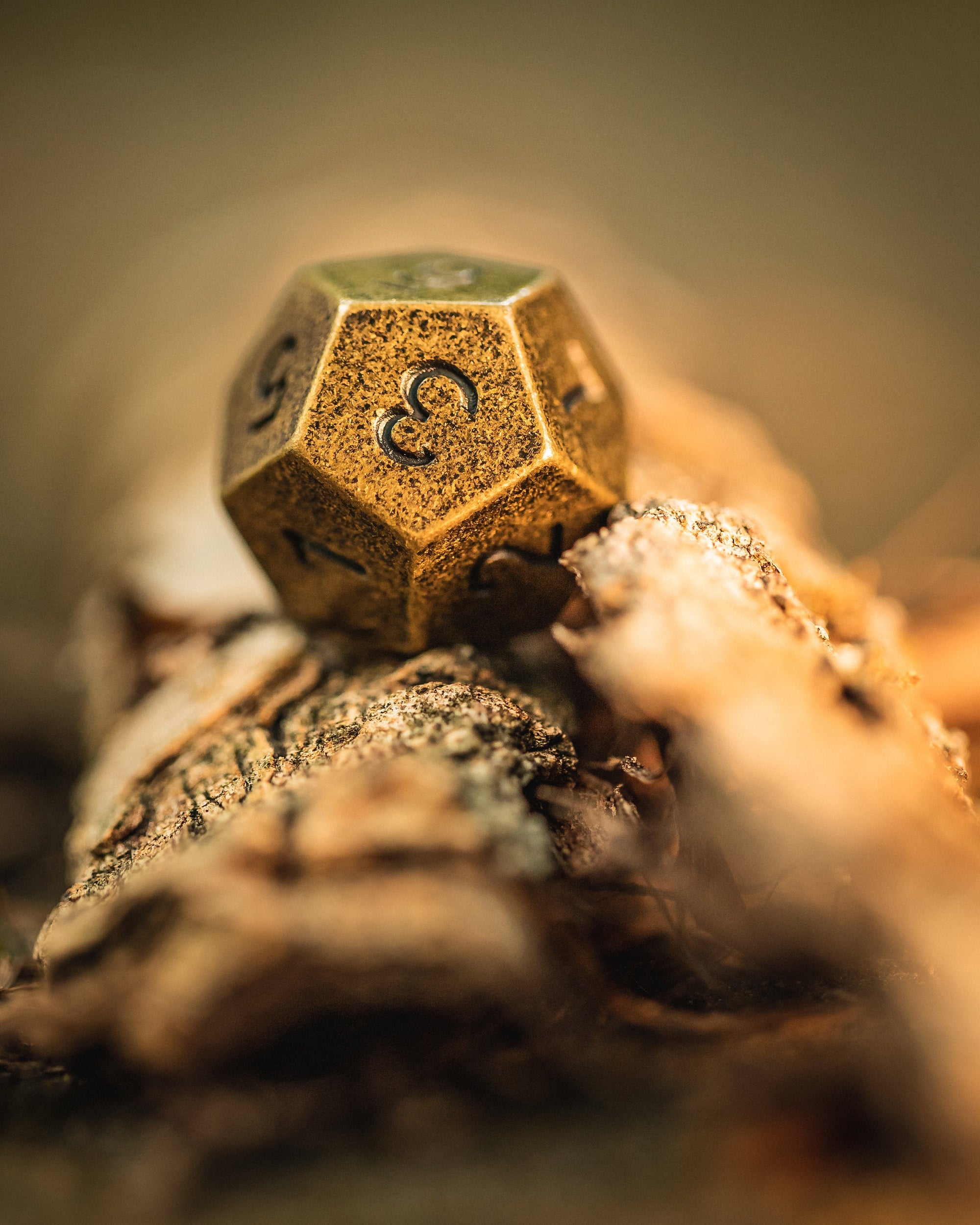 Kobold Metal Dice - Ancient Gold