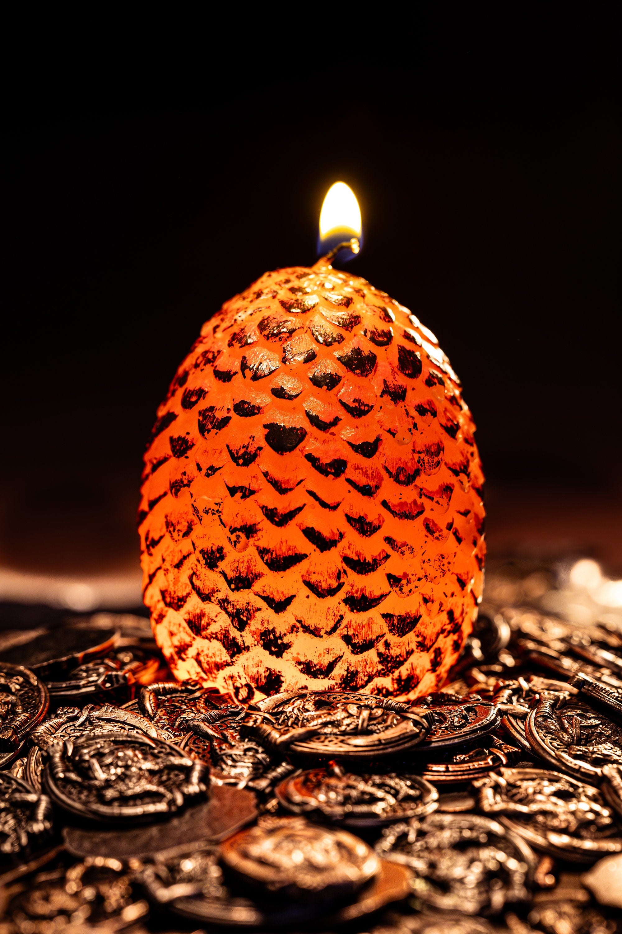 Dragon Egg Candles - Red Dragon