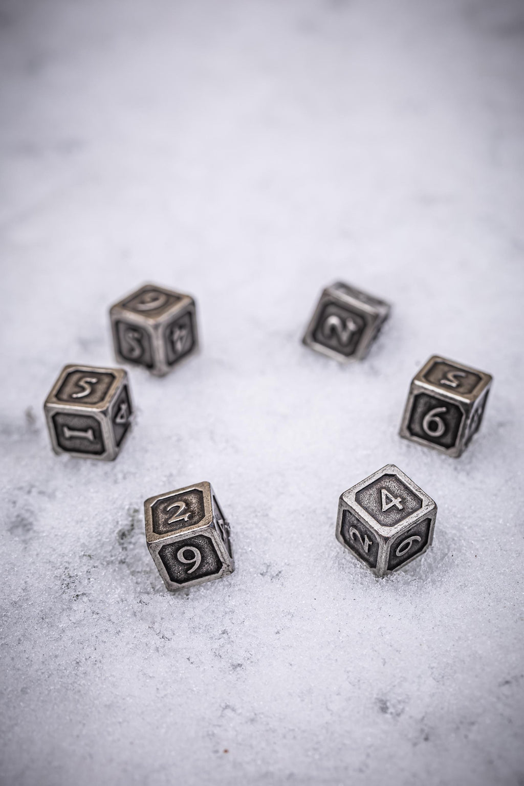 D6s  - Kobold Metal Dice