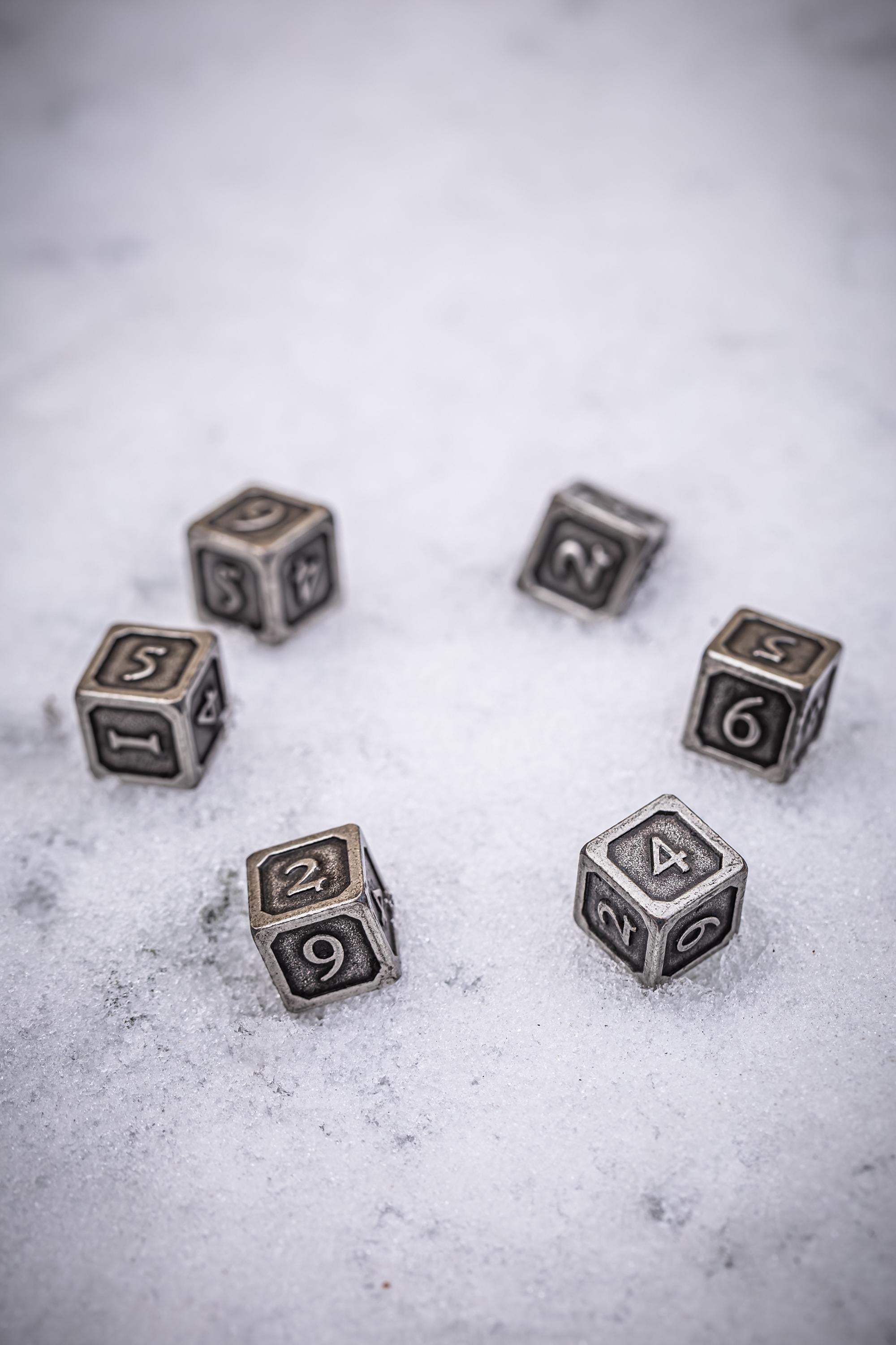 D6s  - Kobold Metal Dice