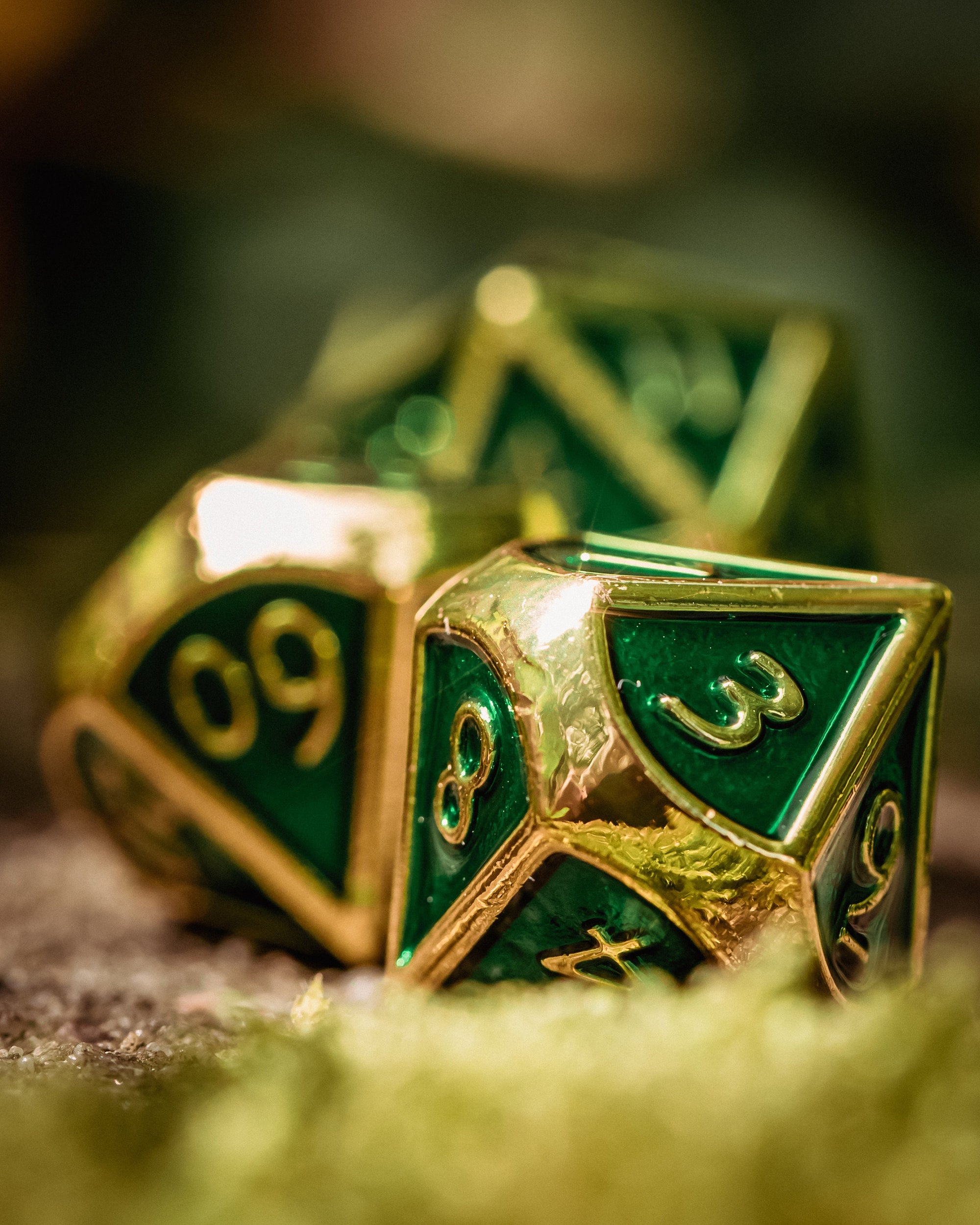 Kobold Metal Dice - Royal Green