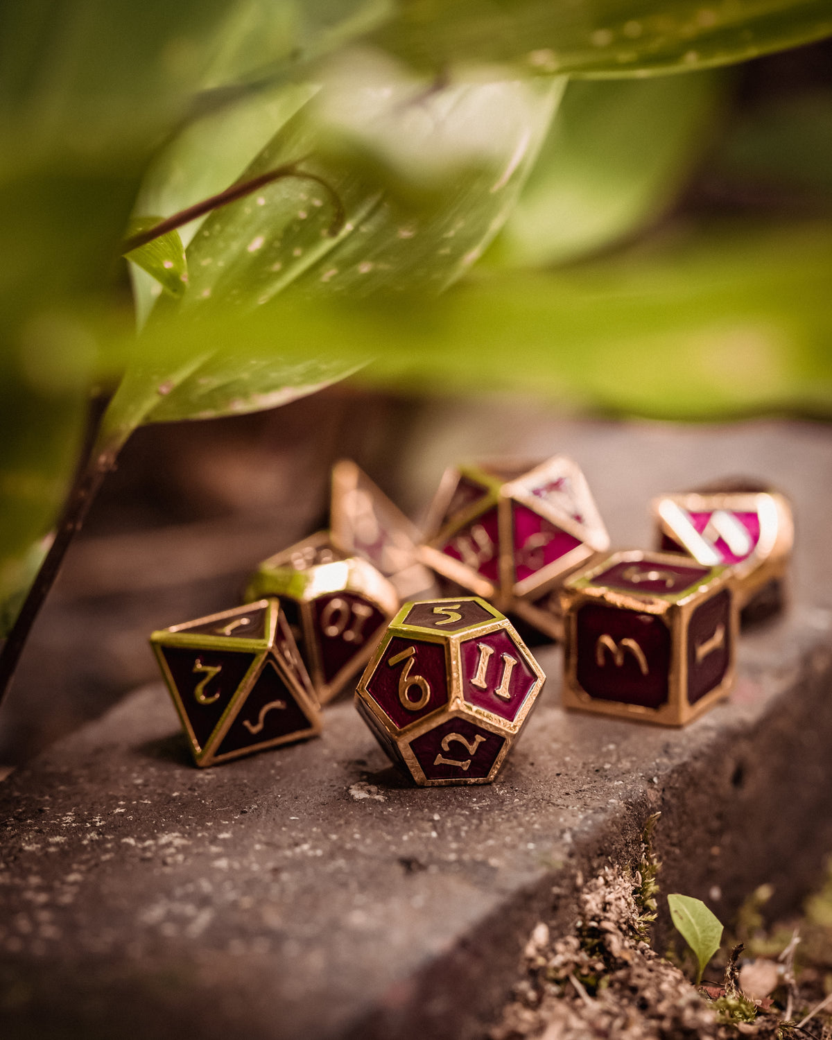 Kobold Metal Dice - Royal Red