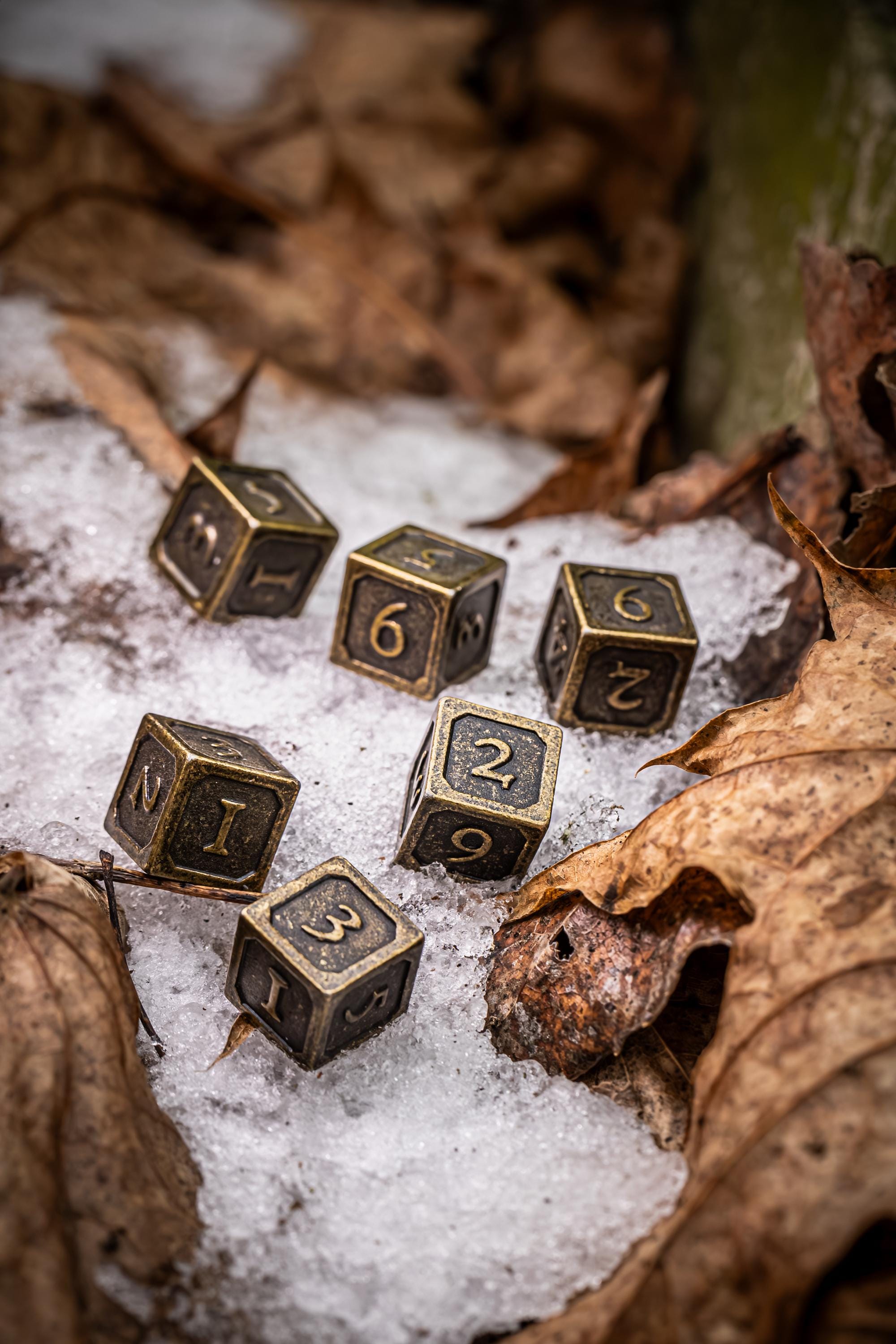 D6s  - Kobold Metal Dice