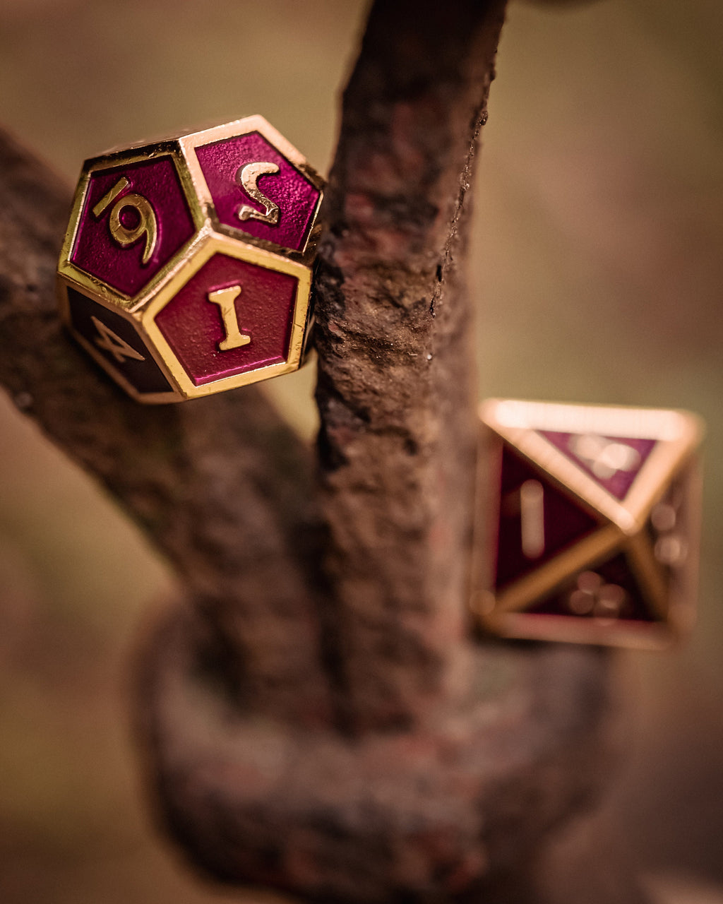 Kobold Metal Dice - Royal Red