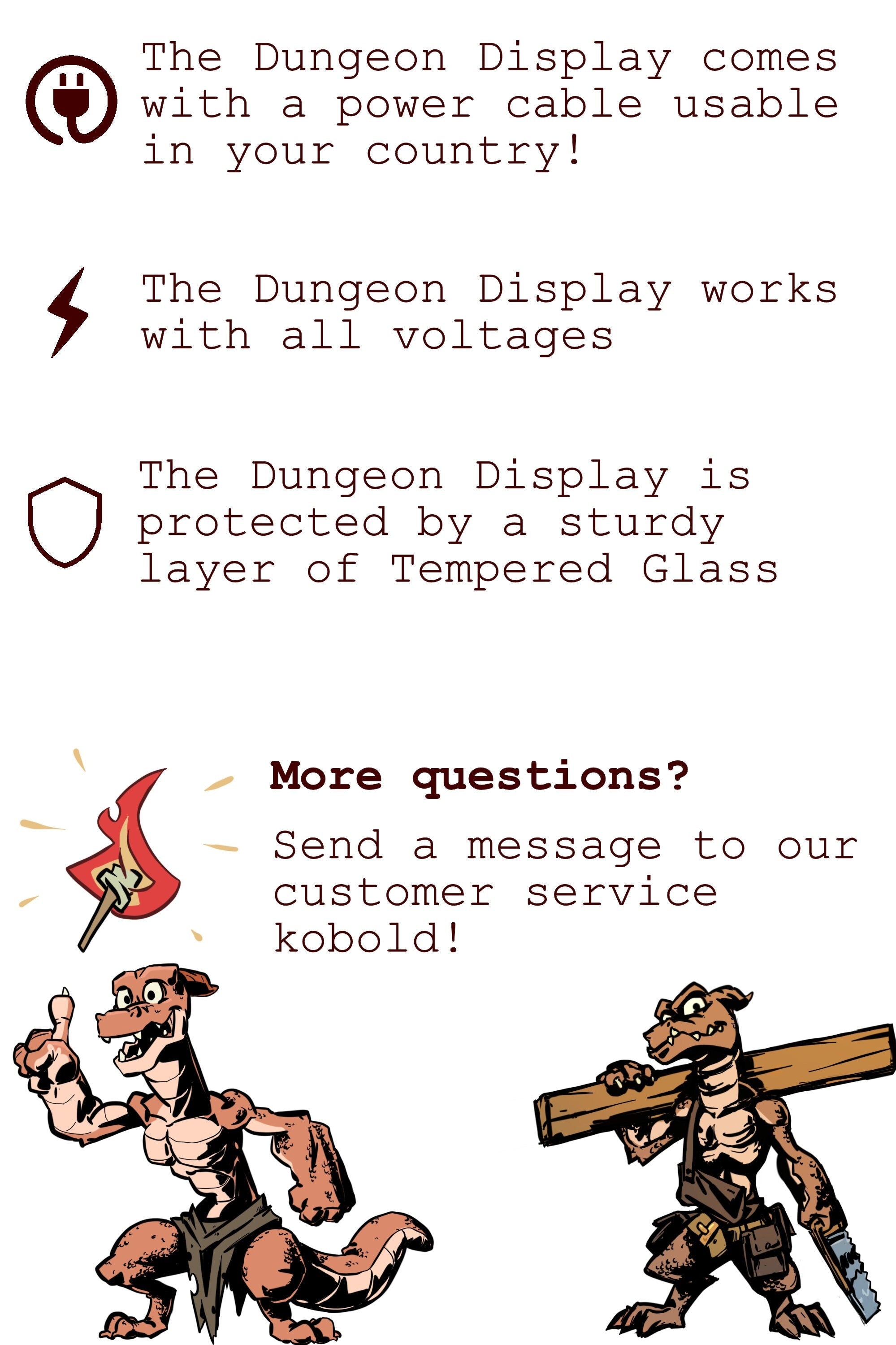 Dungeon Display with 4 Dice Trays
