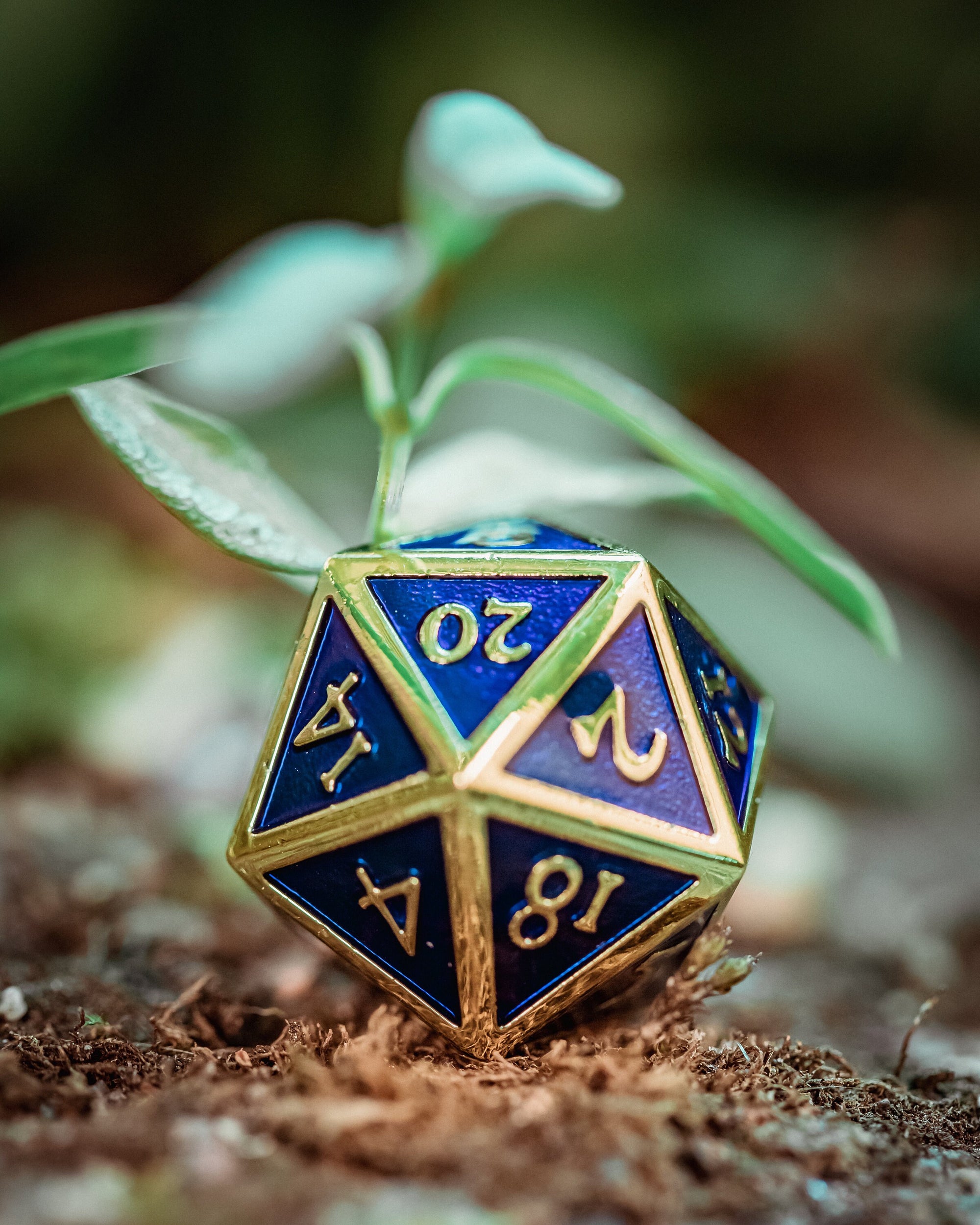 Kobold Metal Dice - Royal Blue