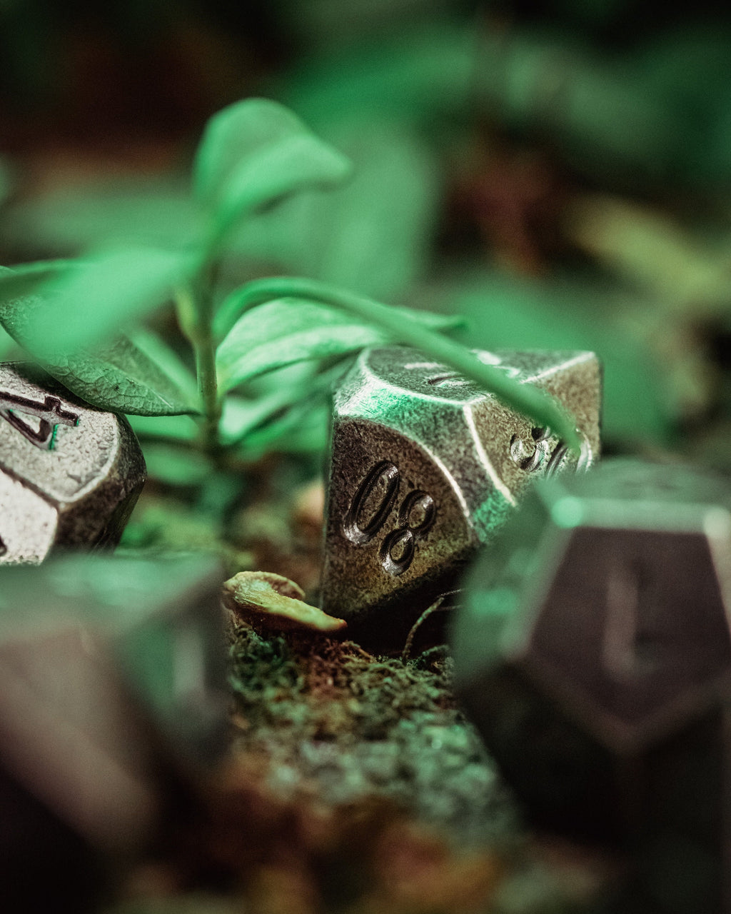 Kobold Metal Dice - Ancient Iron