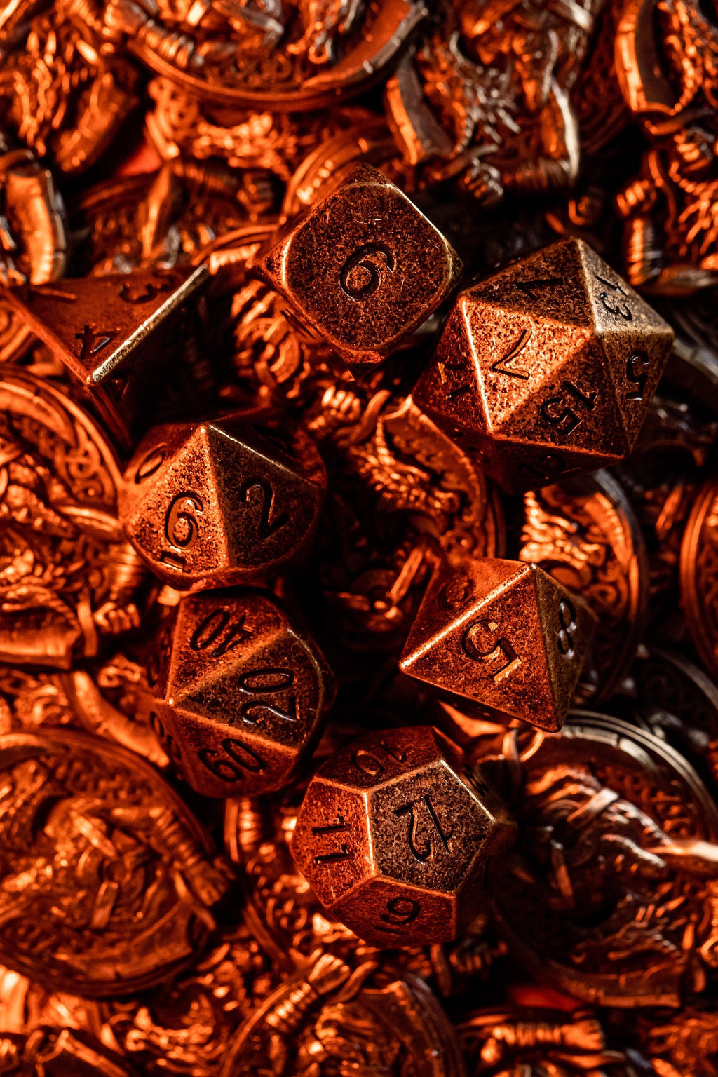 Kobold Metal Dice - Ancient Iron