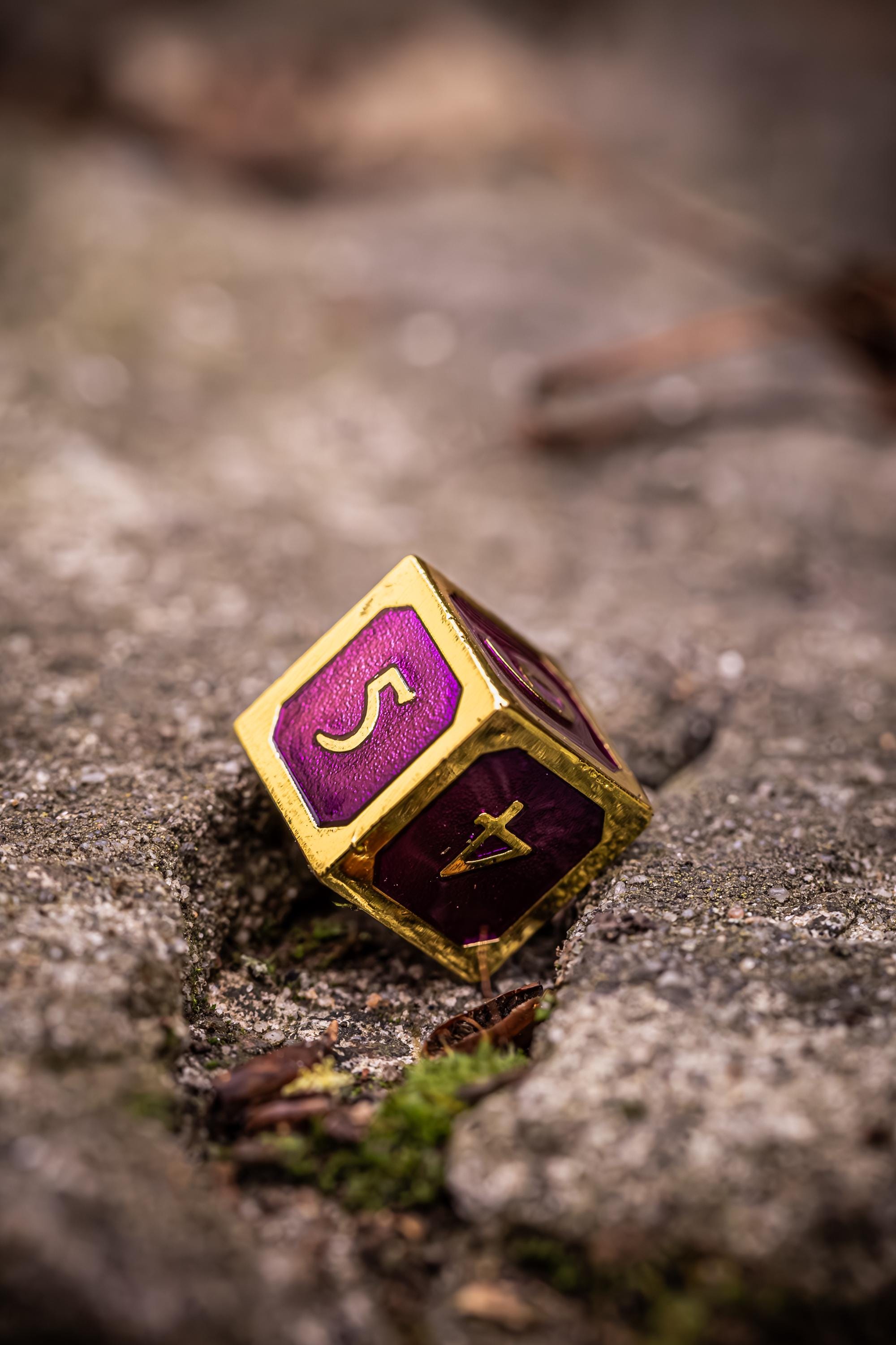 Kobold Metal Dice - Royal Purple