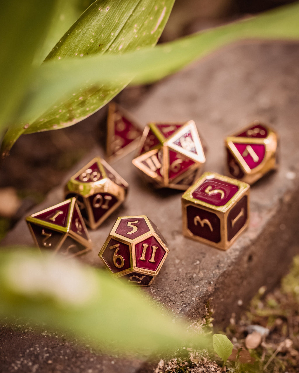 Kobold Metal Dice - Royal Red