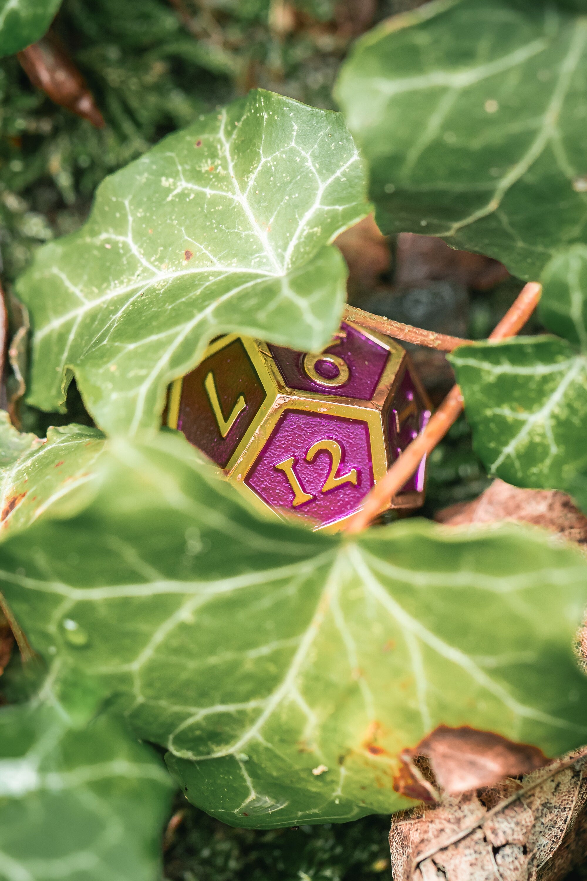 Kobold Metal Dice - Burnished Purple