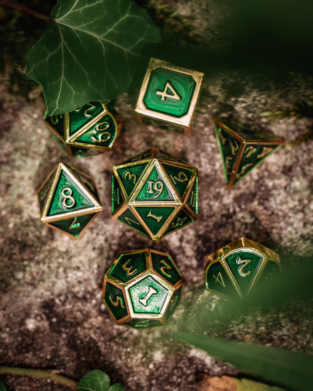 Kobold Metal Dice - Royal Green
