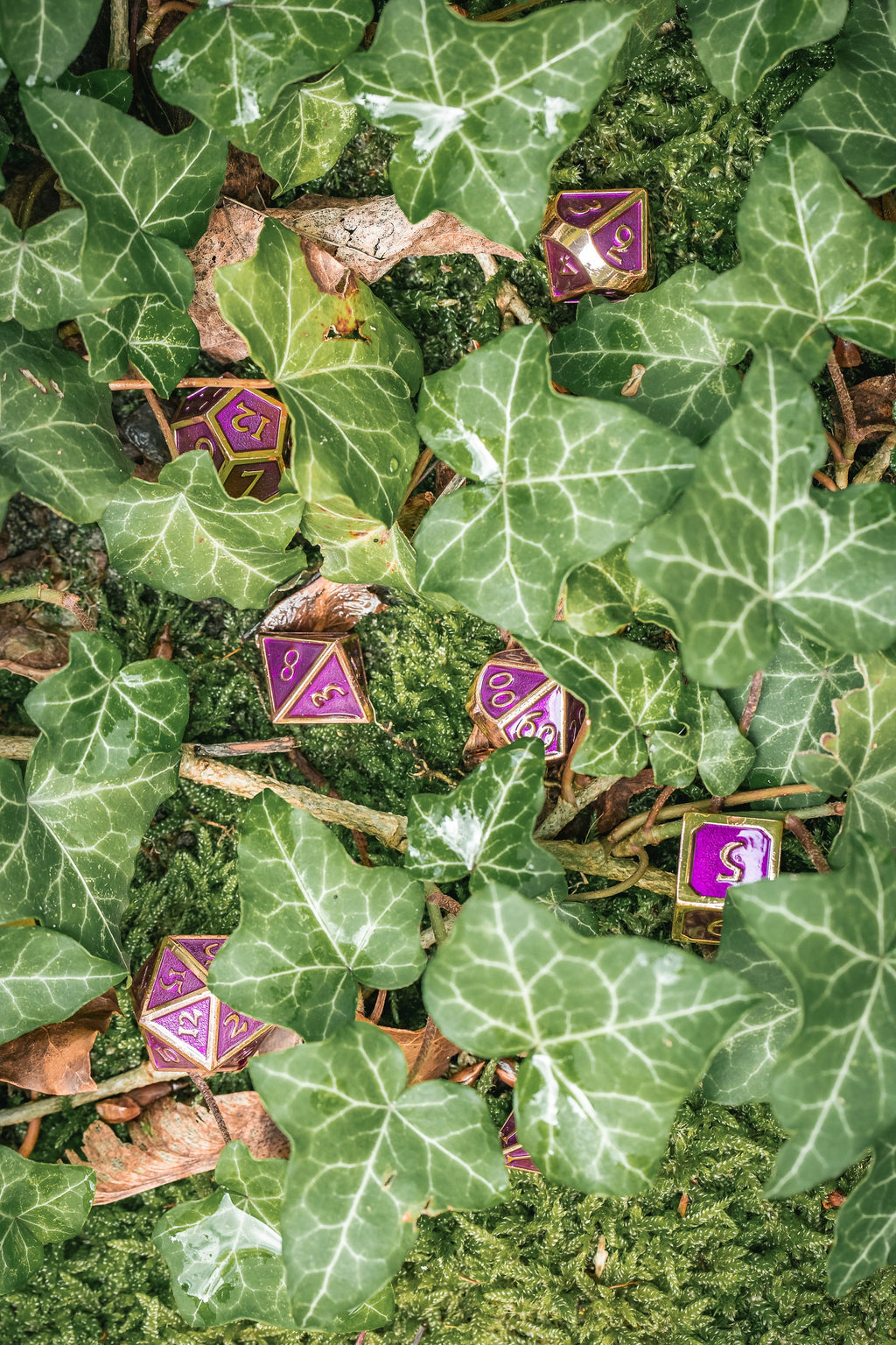 Kobold Metal Dice - Burnished Purple