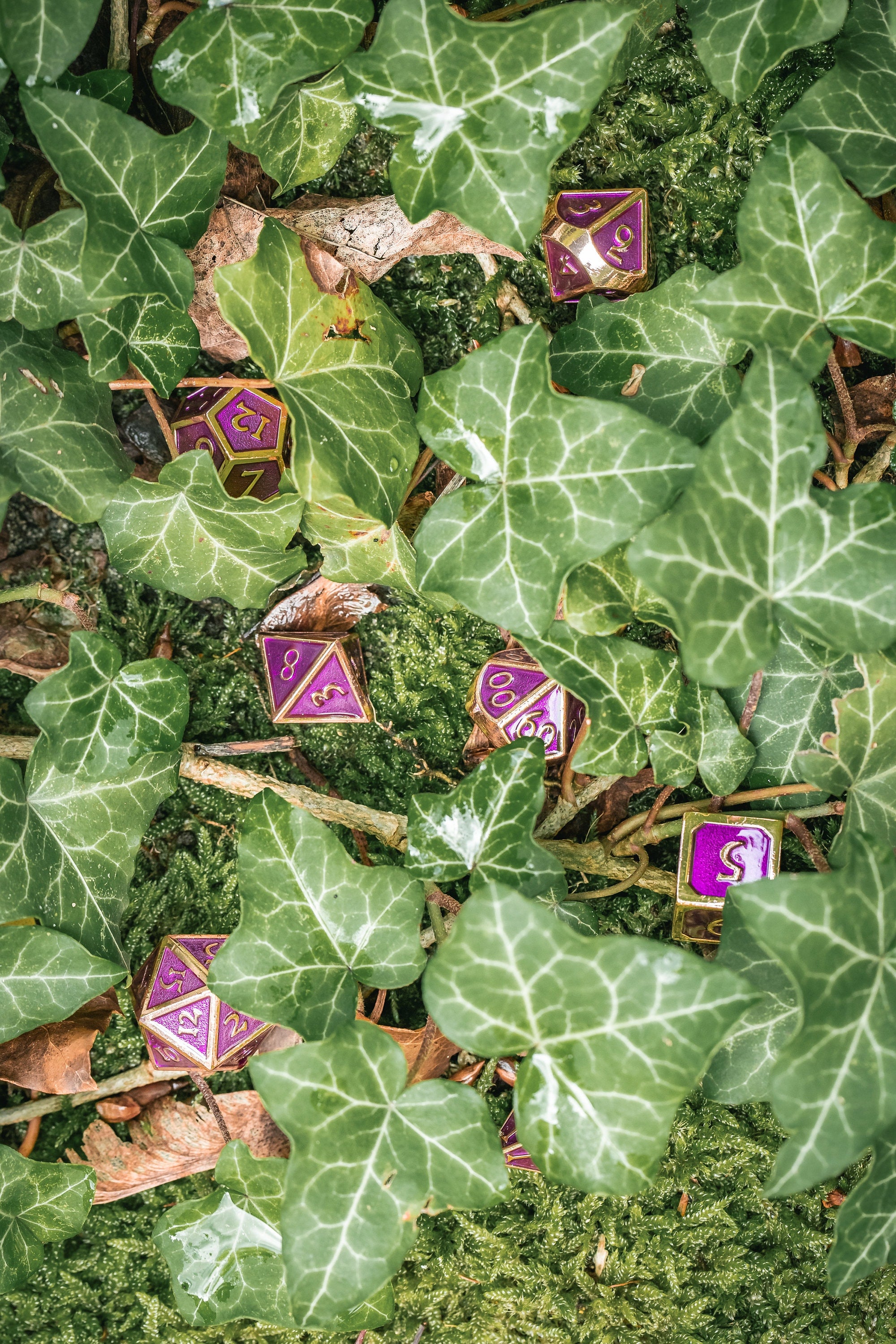 Kobold Metal Dice - Burnished Purple