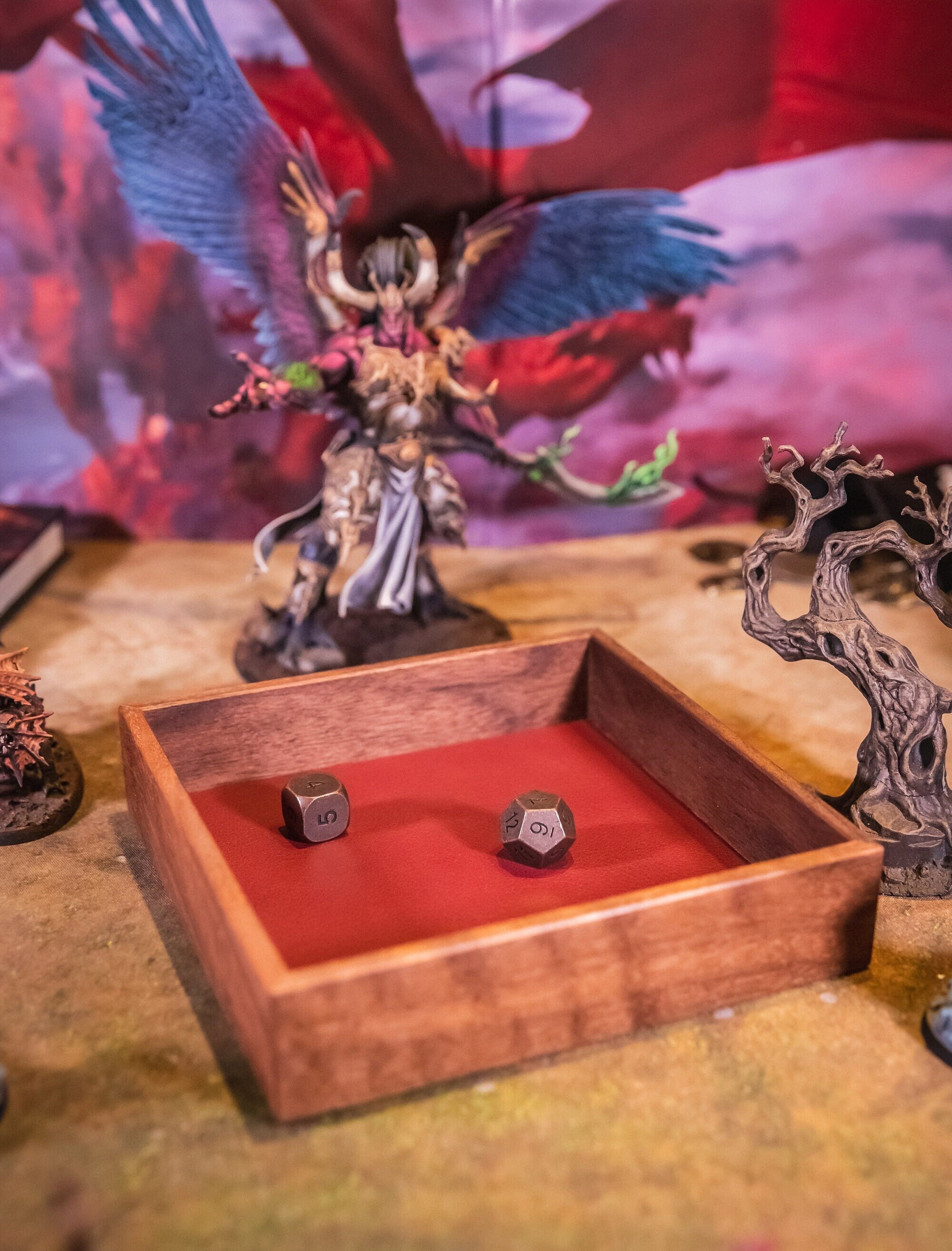 Black Walnut Dice Tray