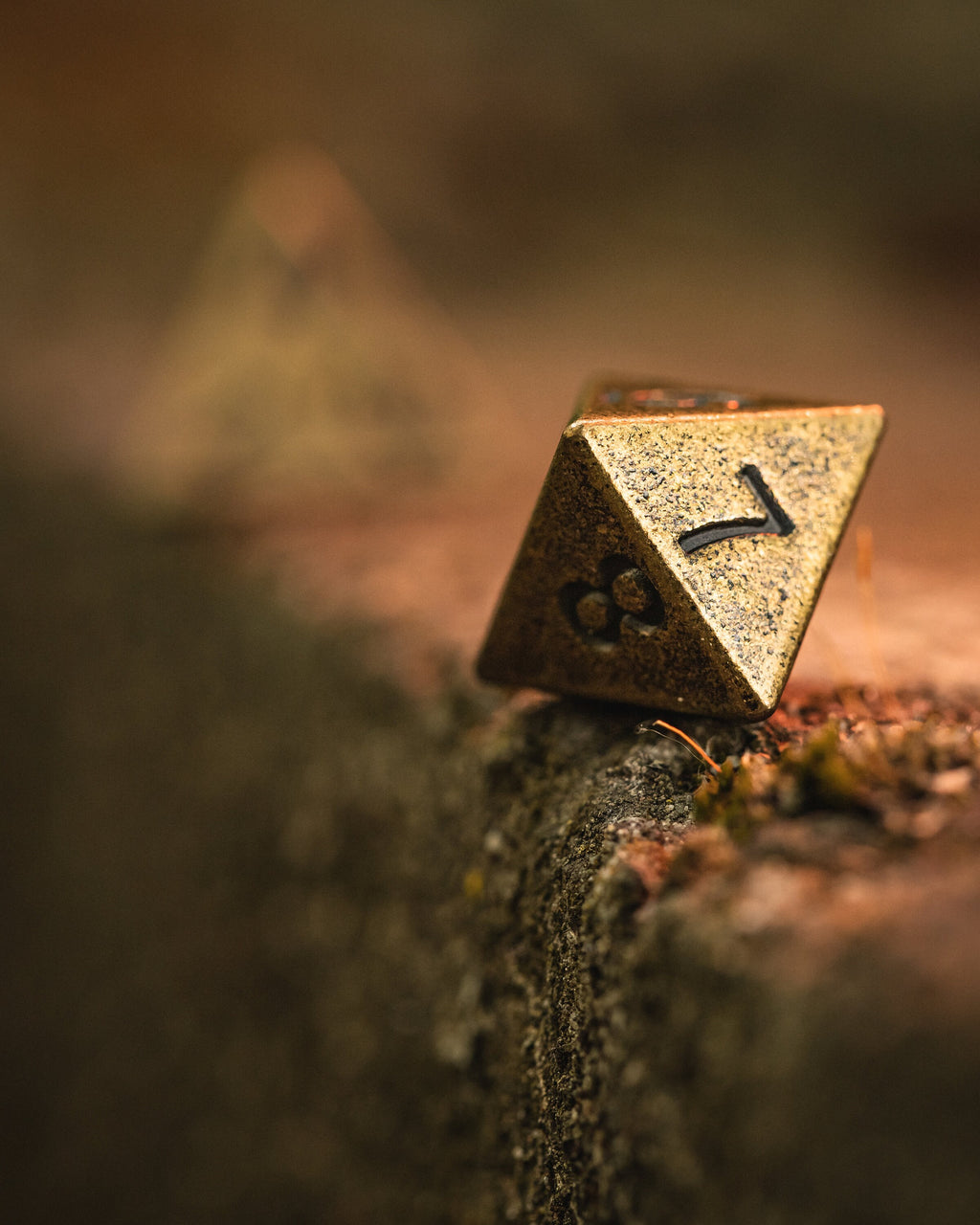 Kobold Metal Dice - Ancient Gold