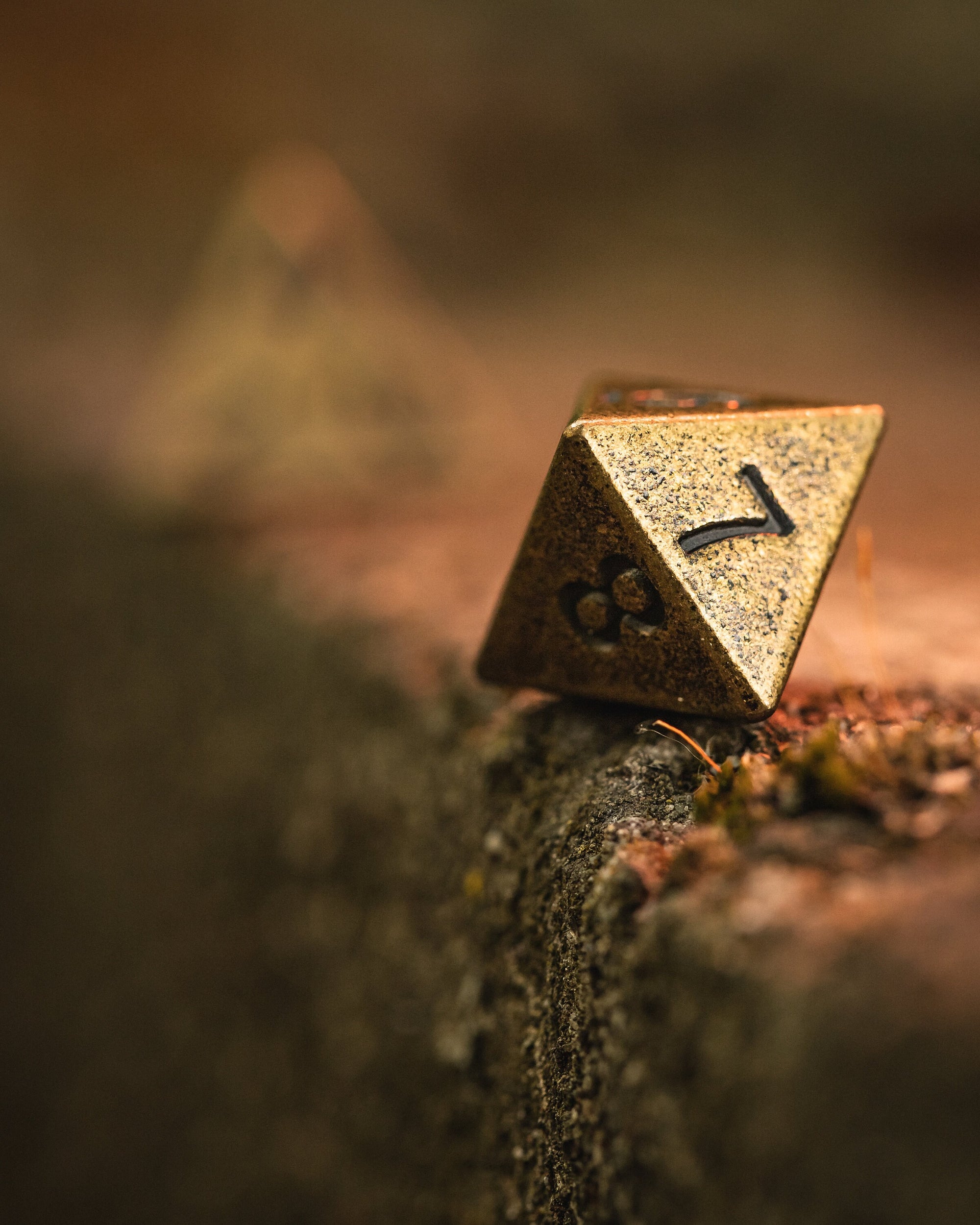 Kobold Metal Dice - Ancient Gold