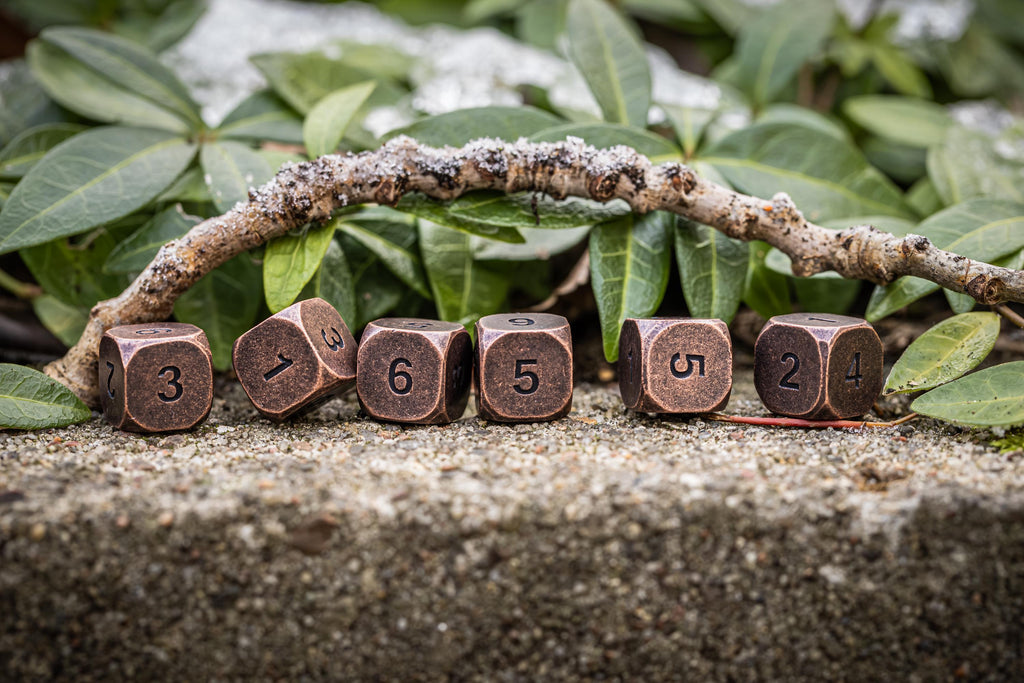 D6s  - Kobold Metal Dice
