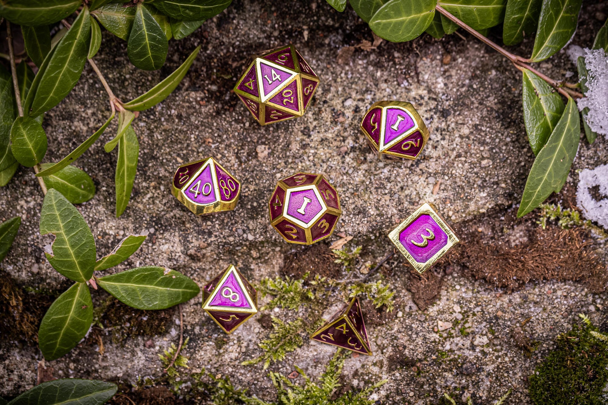 Kobold Metal Dice - Royal Purple