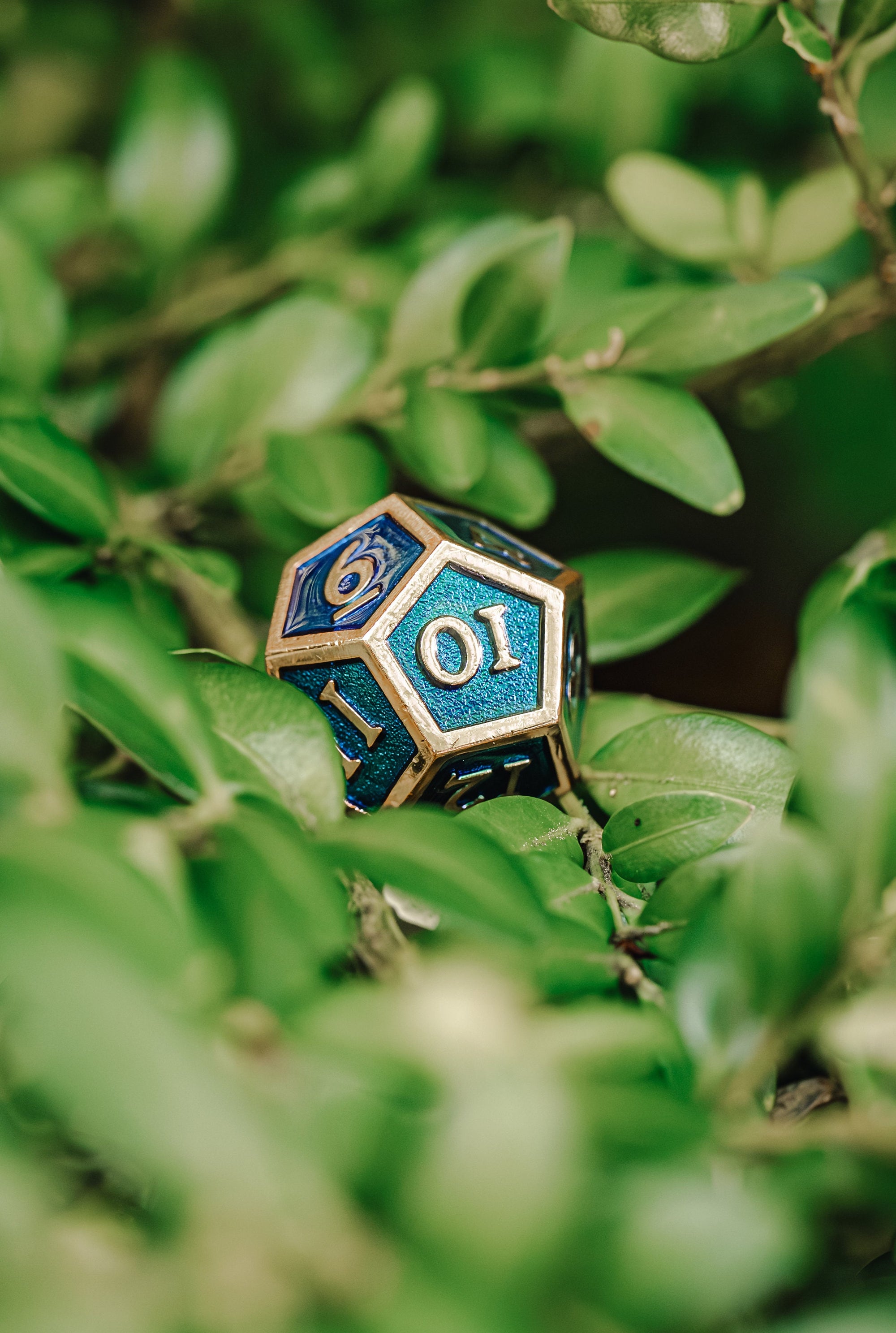 Kobold Metal Dice - Burnished Blue