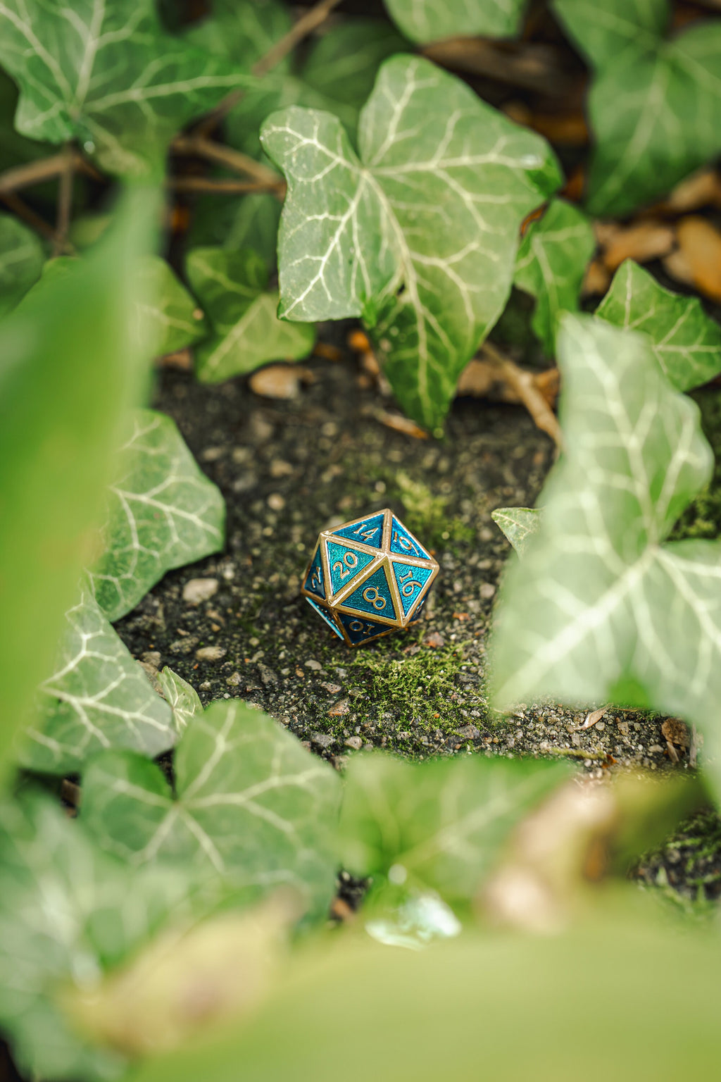 Kobold Metal Dice - Burnished Blue