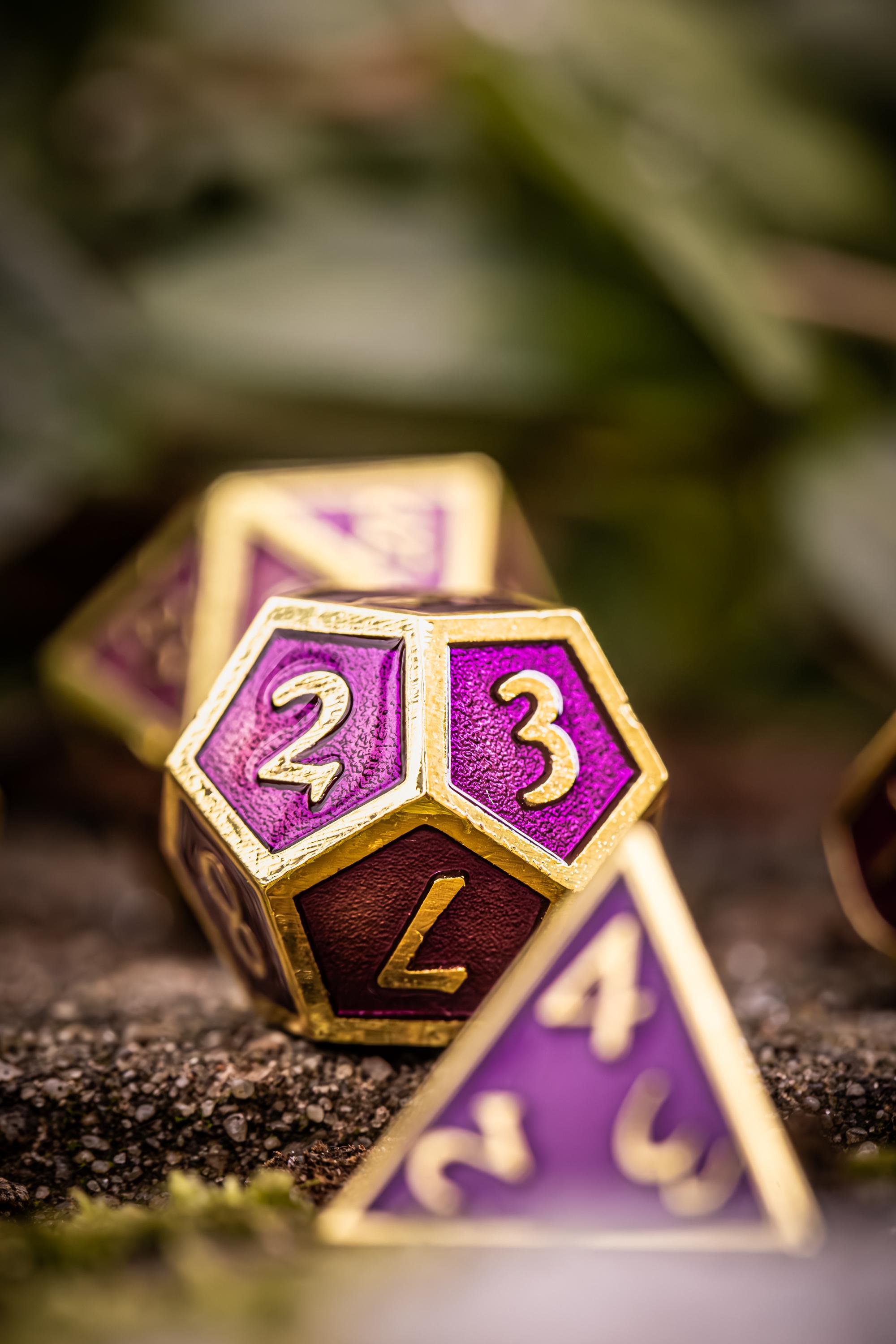 Kobold Metal Dice - Royal Purple