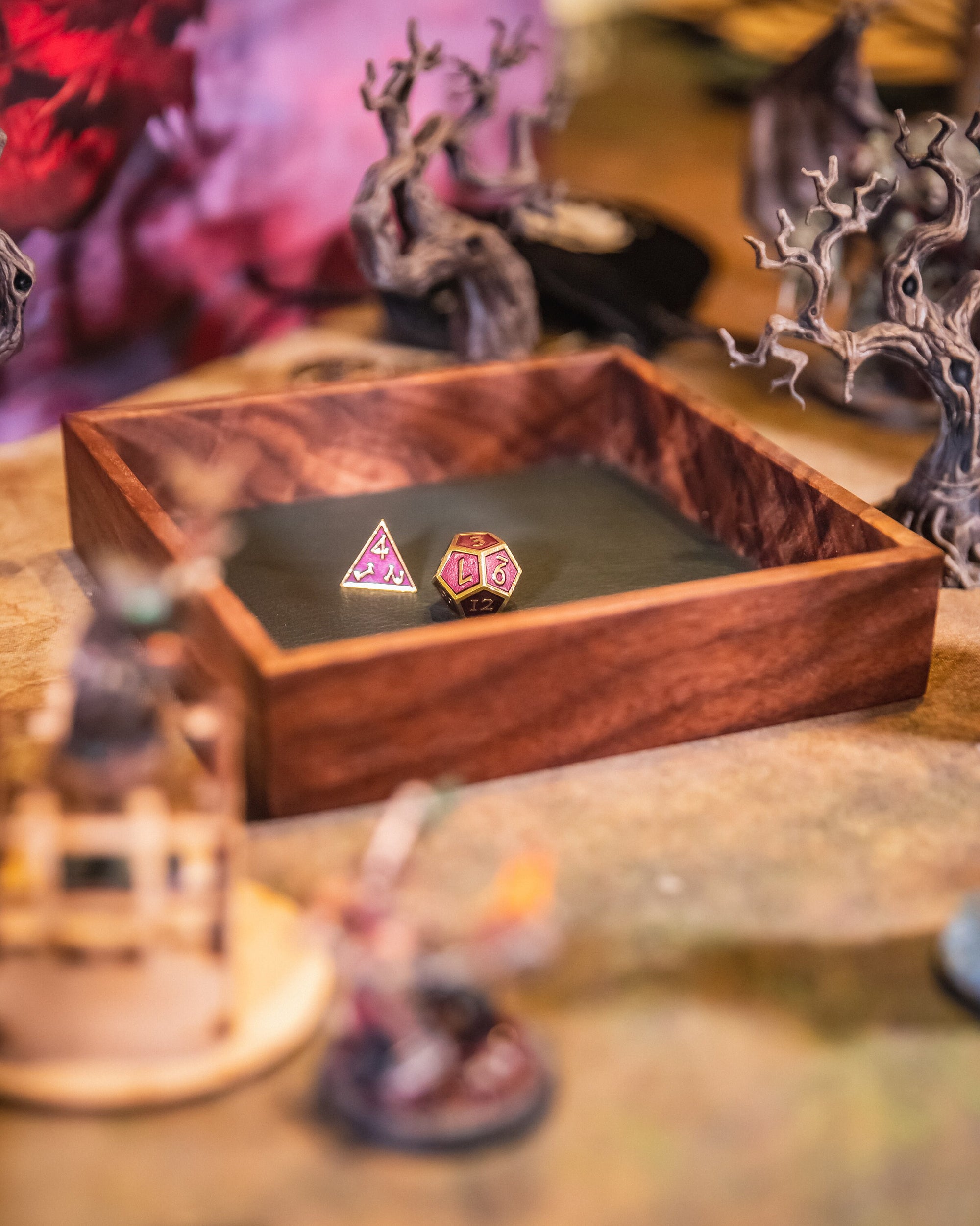 Black Walnut Dice Tray