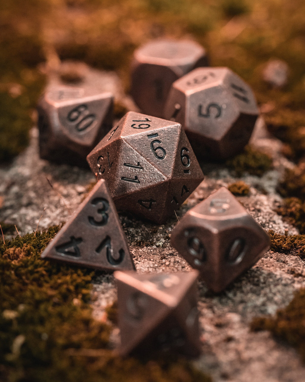 Kobold Metal Dice - Ancient Copper