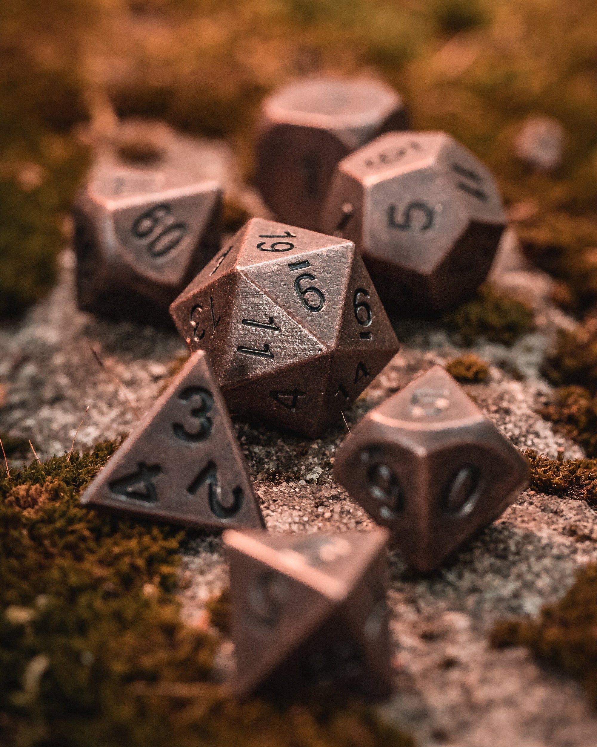 Kobold Metal Dice - Ancient Copper