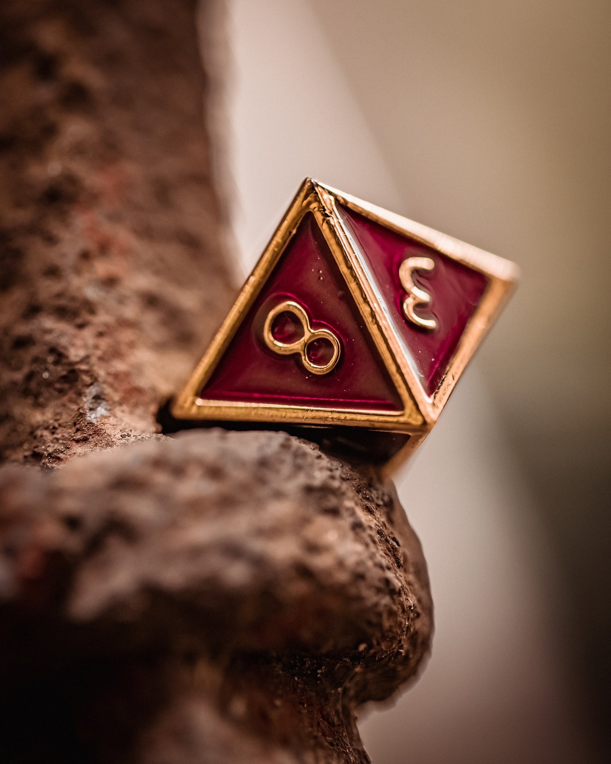 Kobold Metal Dice - Royal Red