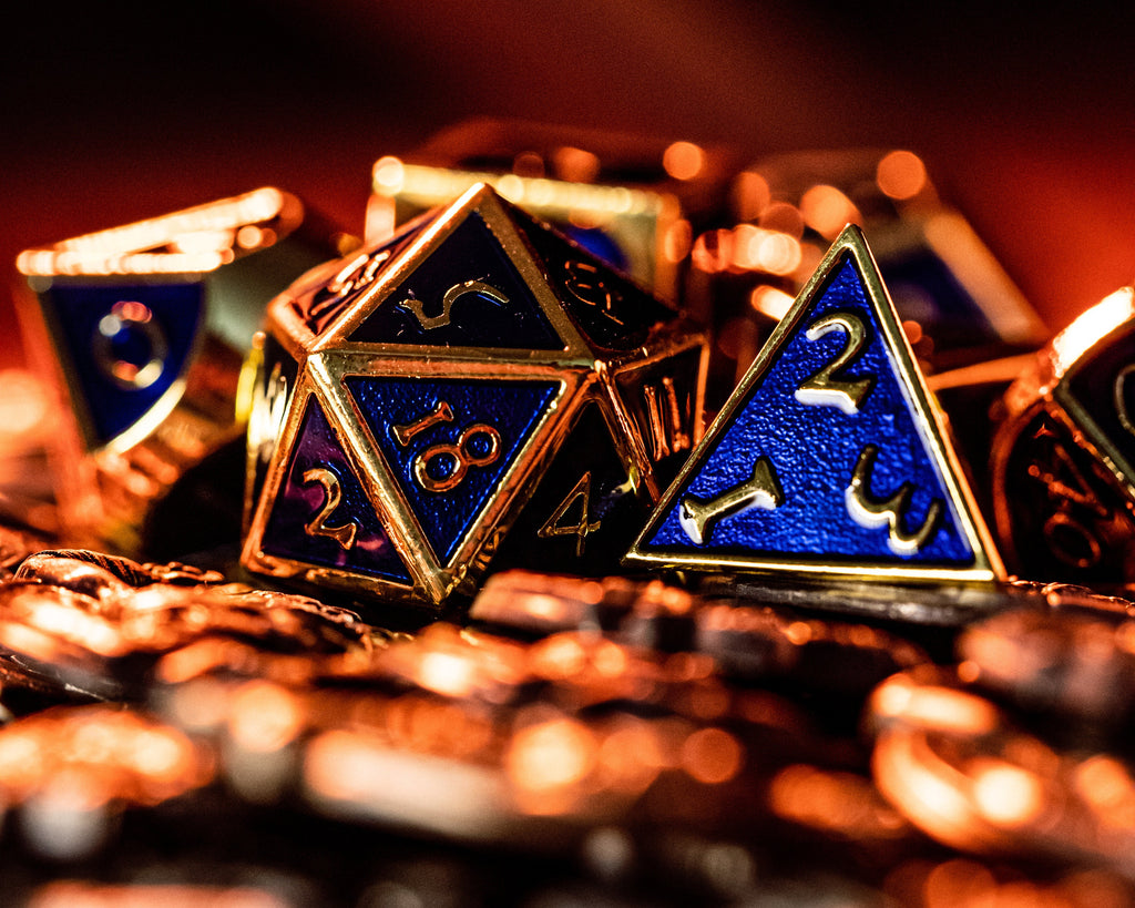 Kobold Metal Dice - Royal Blue