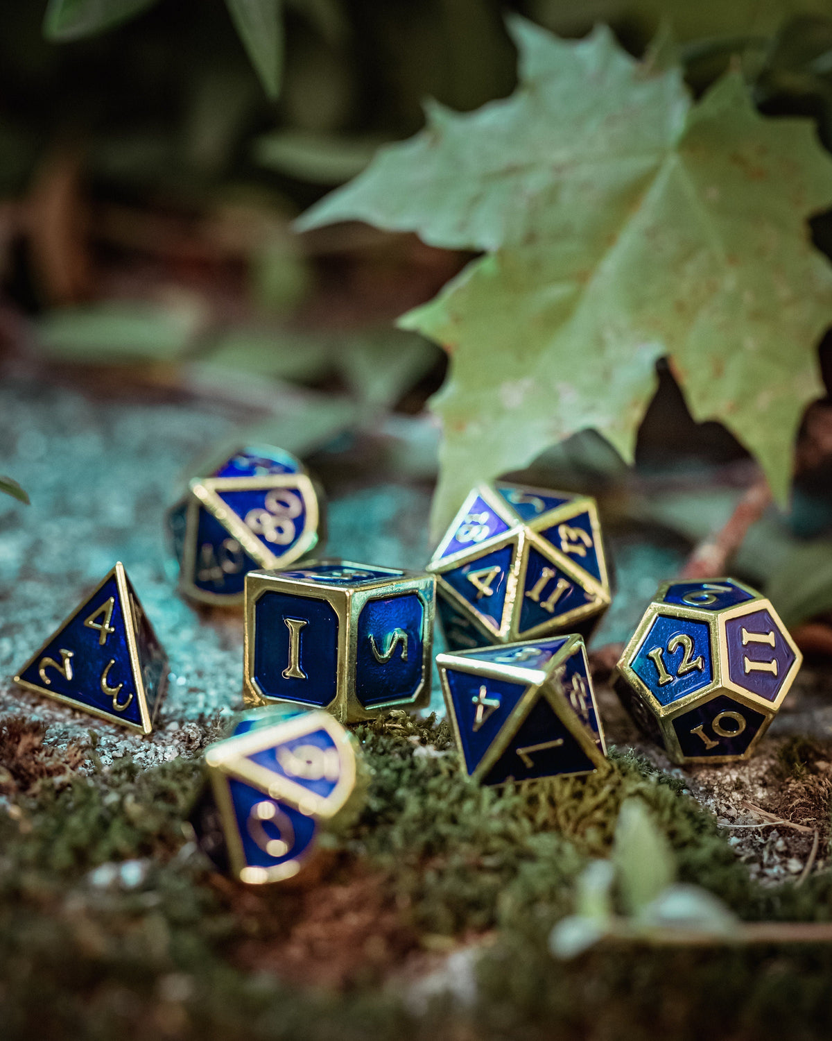 Kobold Metal Dice - Royal Blue