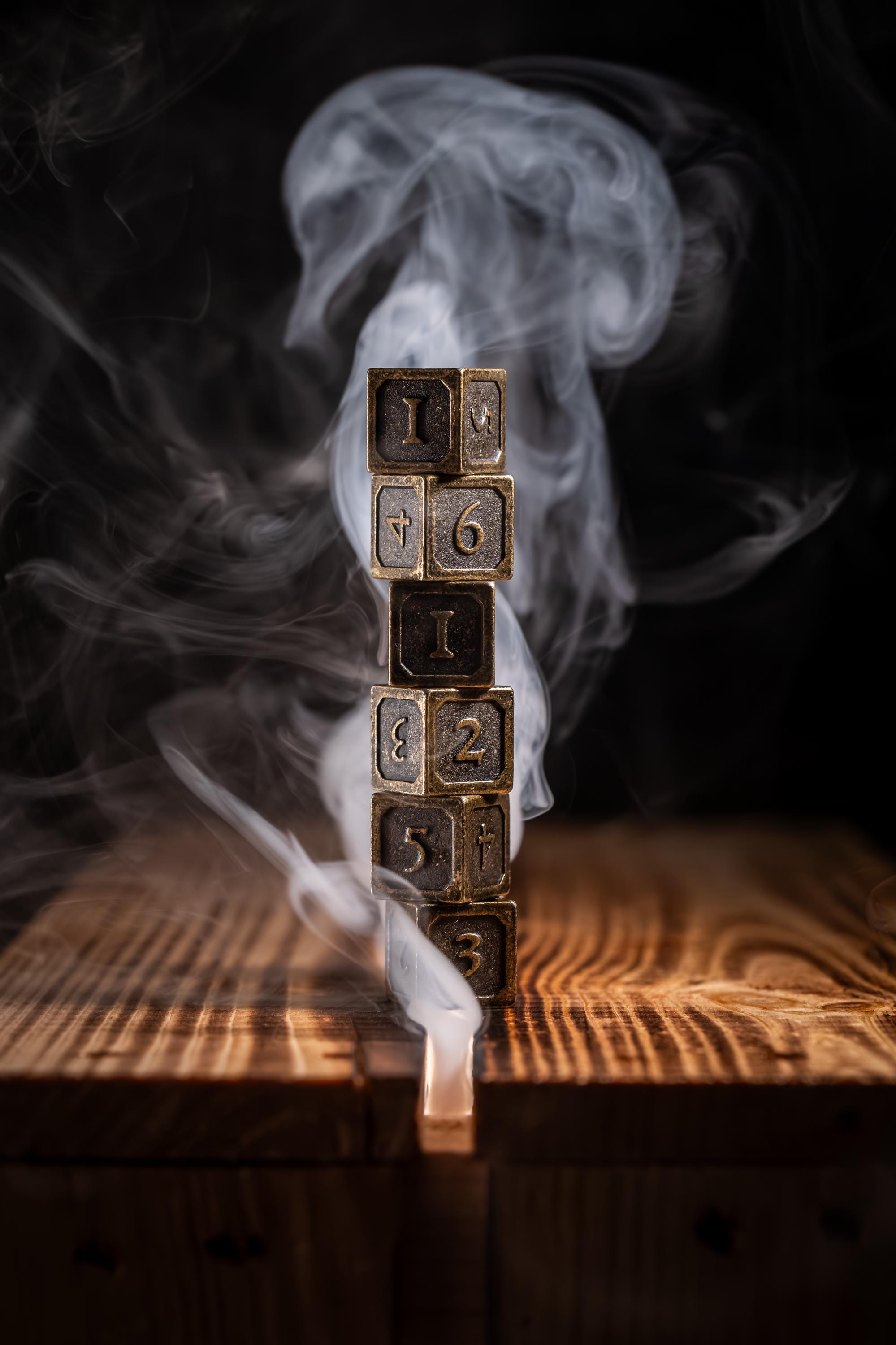 D6s  - Kobold Metal Dice