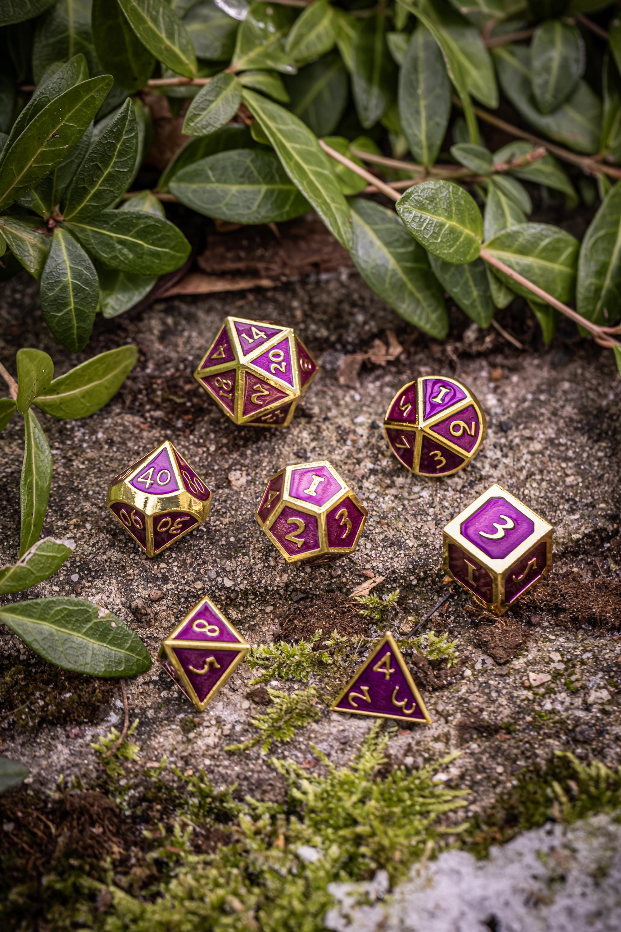 Kobold Metal Dice - Royal Purple