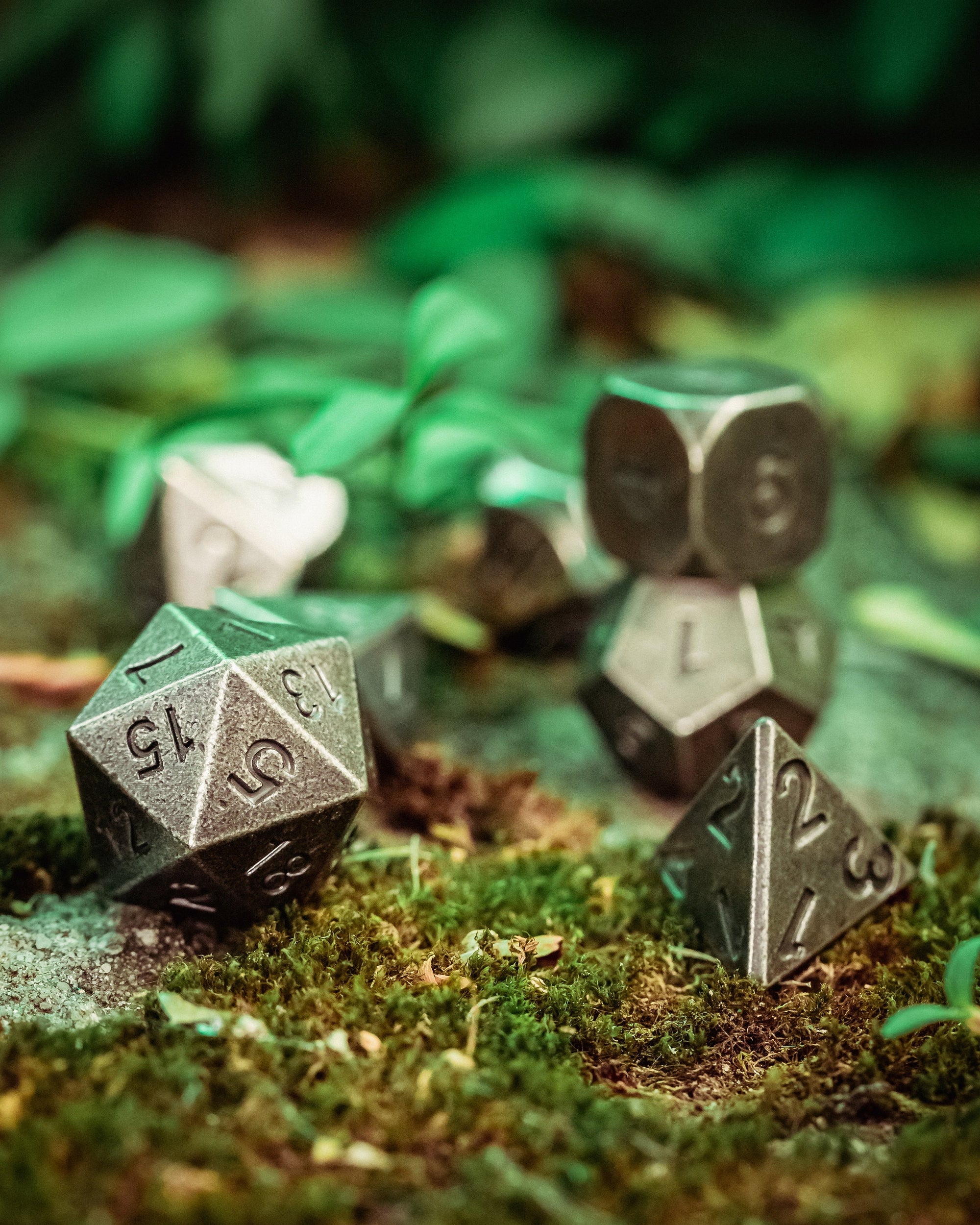 Kobold Metal Dice - Ancient Iron