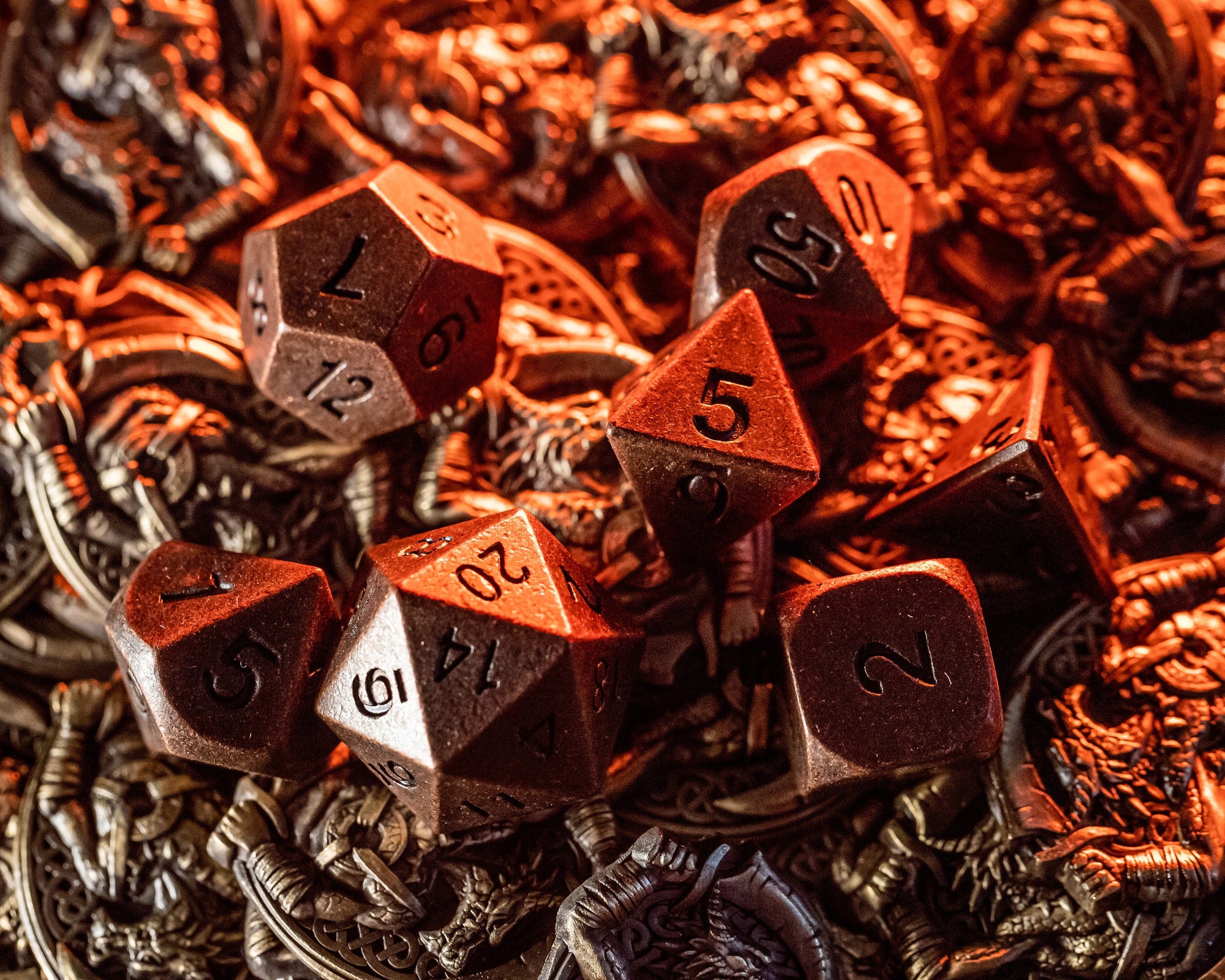 Kobold Metal Dice - Ancient Copper