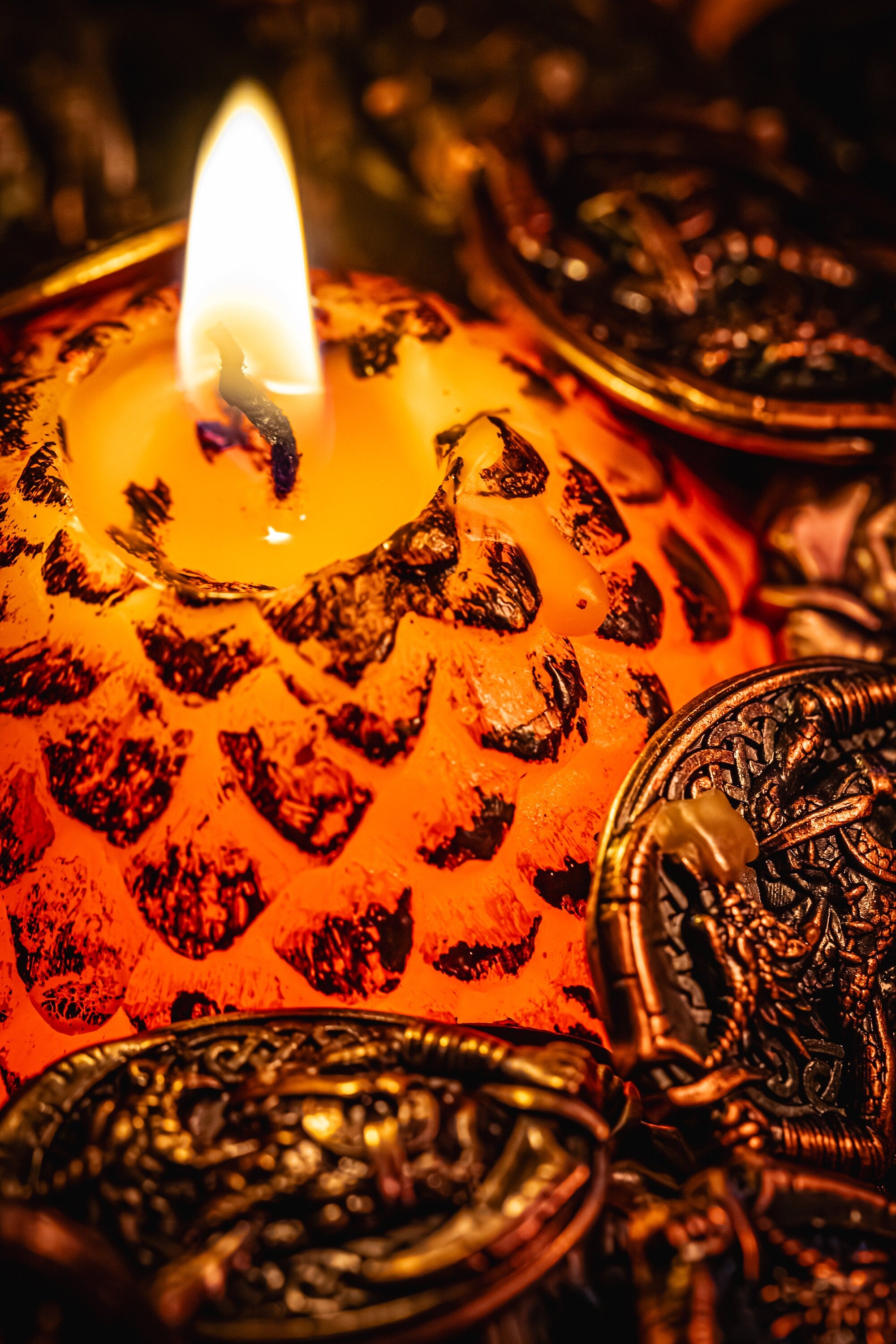Dragon Egg Candles - Red Dragon