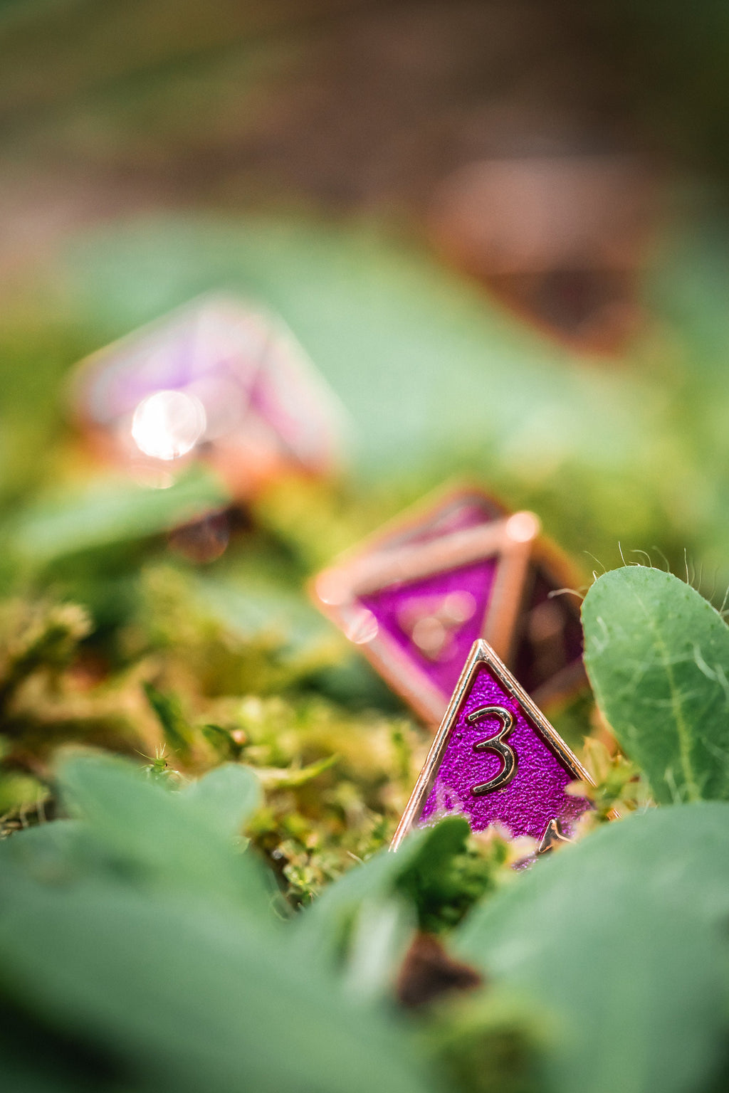 Kobold Metal Dice - Burnished Purple