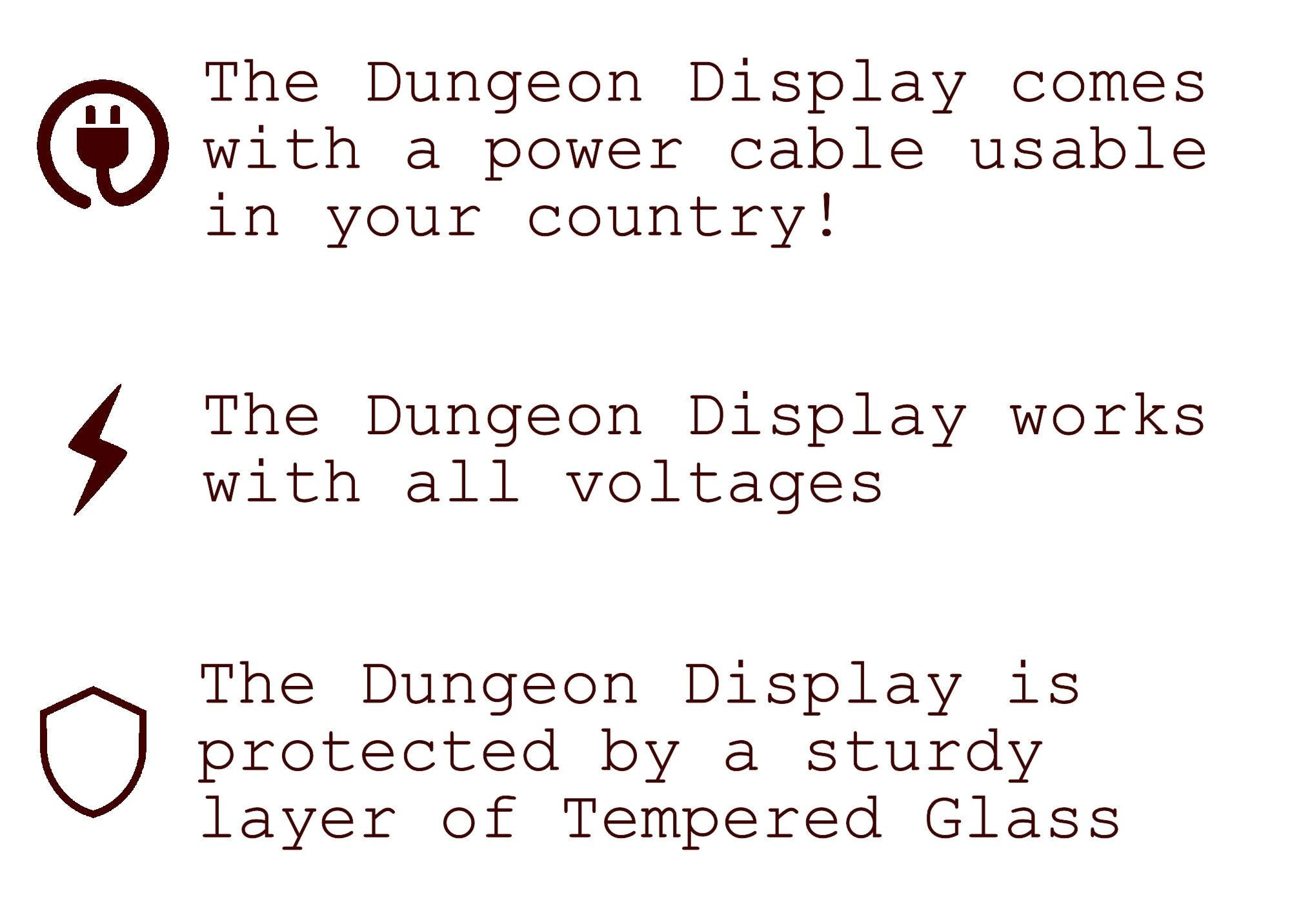 The Dungeon Display 43"