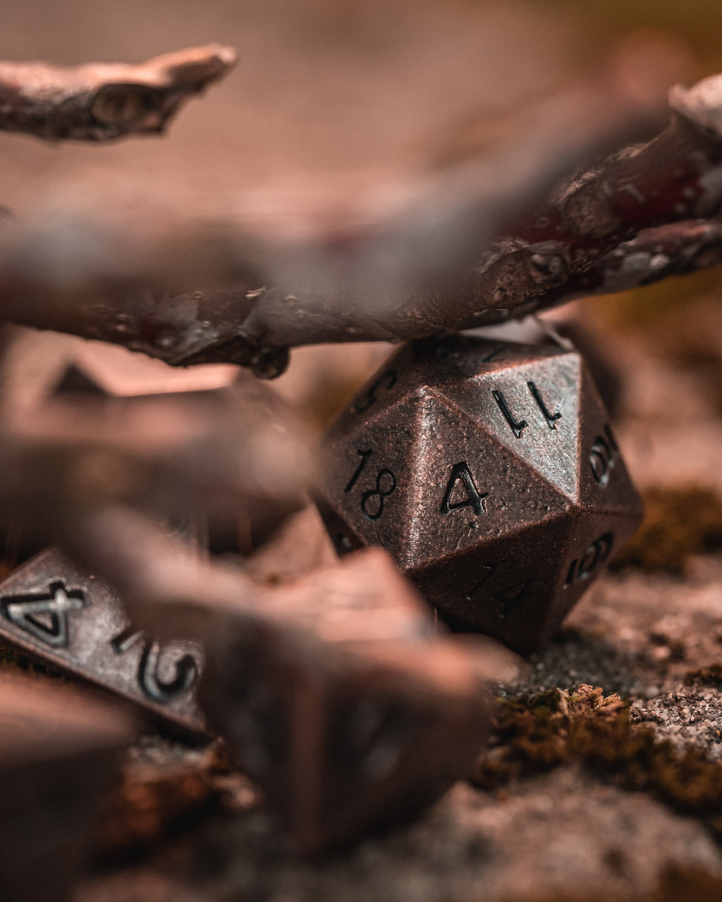 Kobold Metal Dice - Ancient Copper
