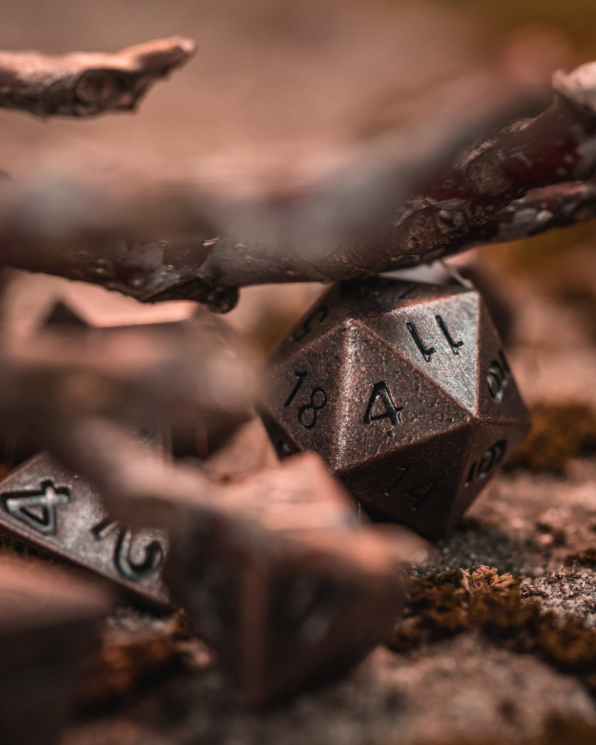 Kobold Metal Dice - Ancient Copper