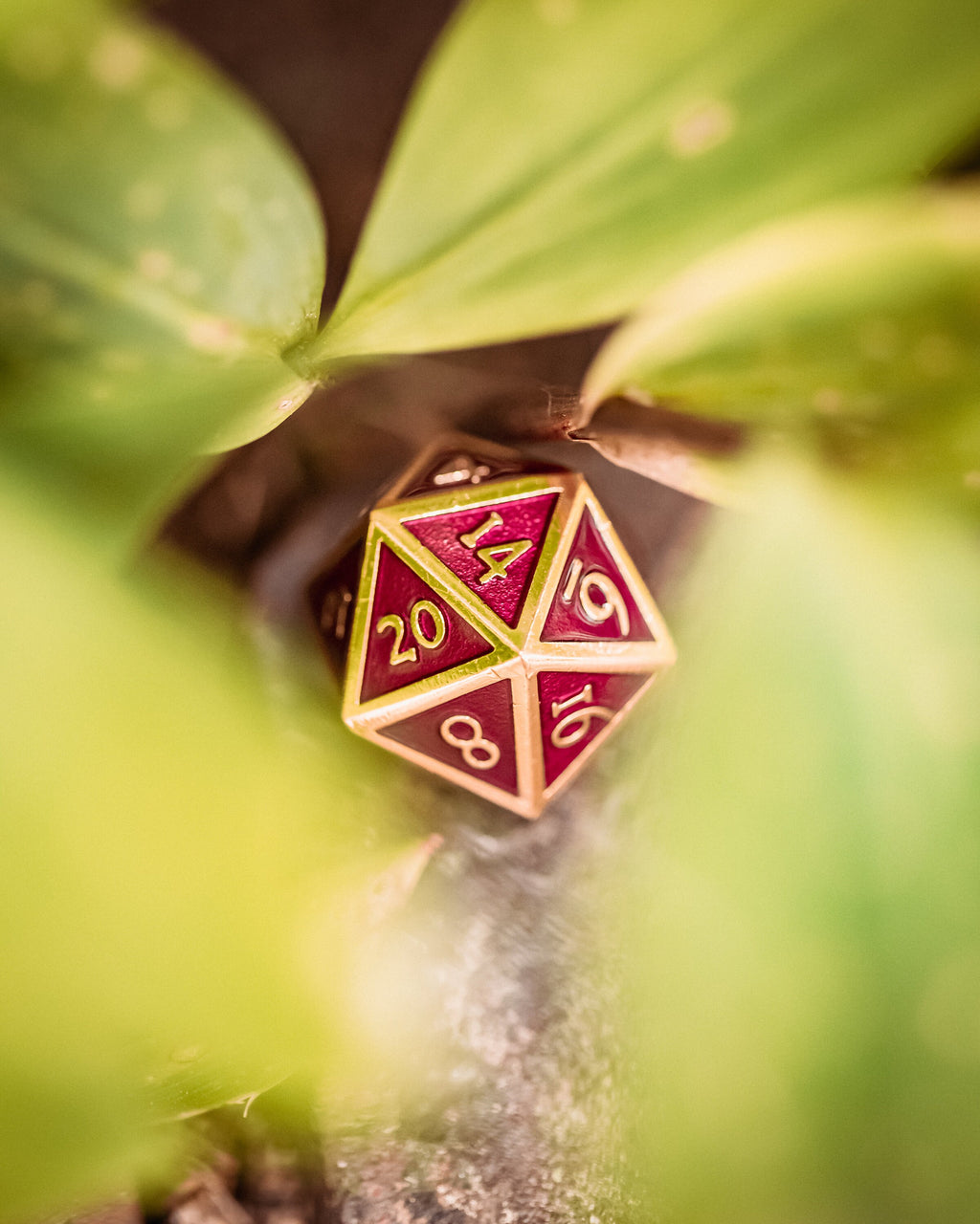 Kobold Metal Dice - Royal Red